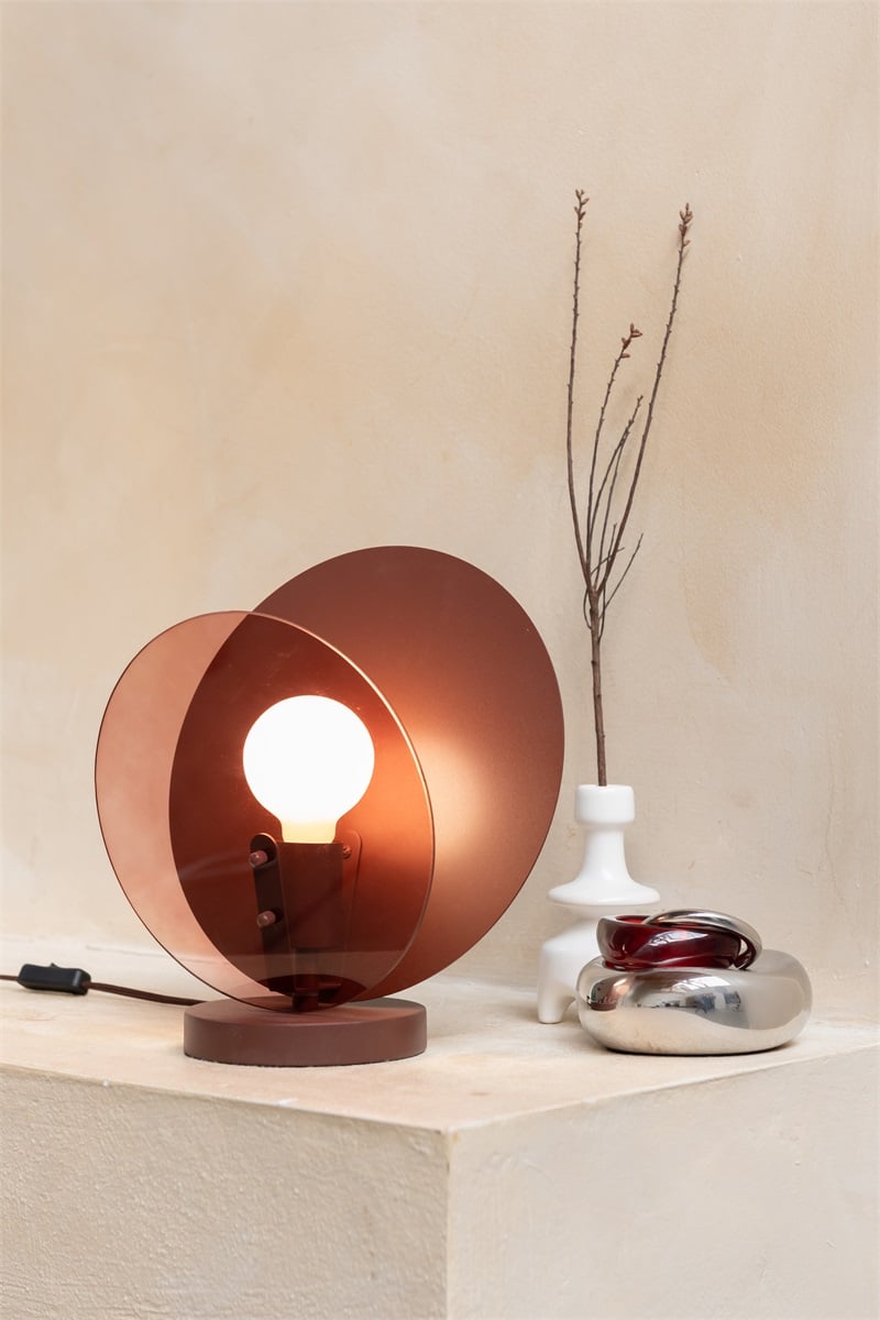 Tafellamp Toledo, Bruin