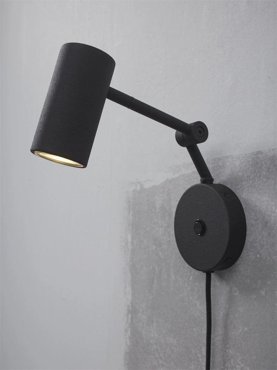 Wandlamp Montreux - Zwart - 10.5x21.5x18cm by it's about RoMi