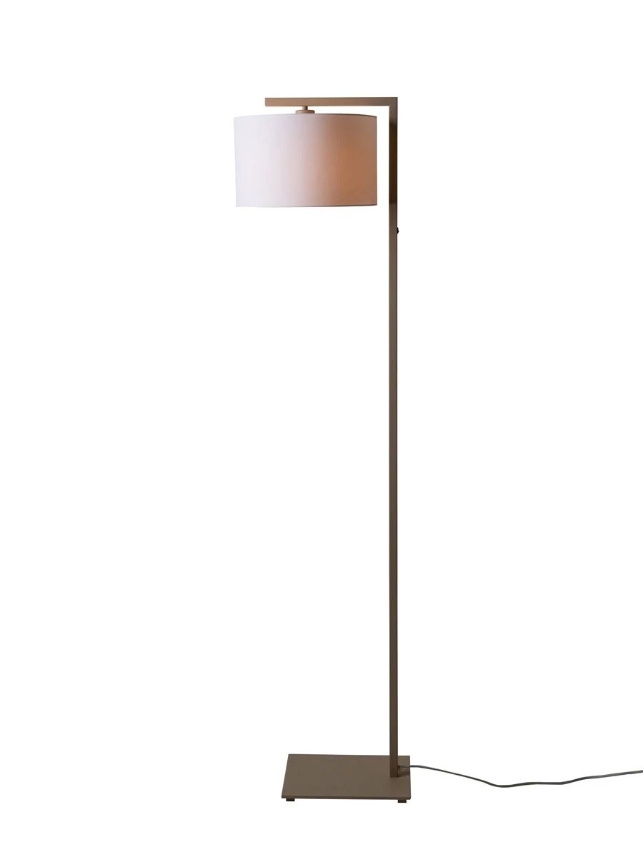 Vloerlamp Boston, zand met witte kap Ø32 x20xm by it's about RoMi
