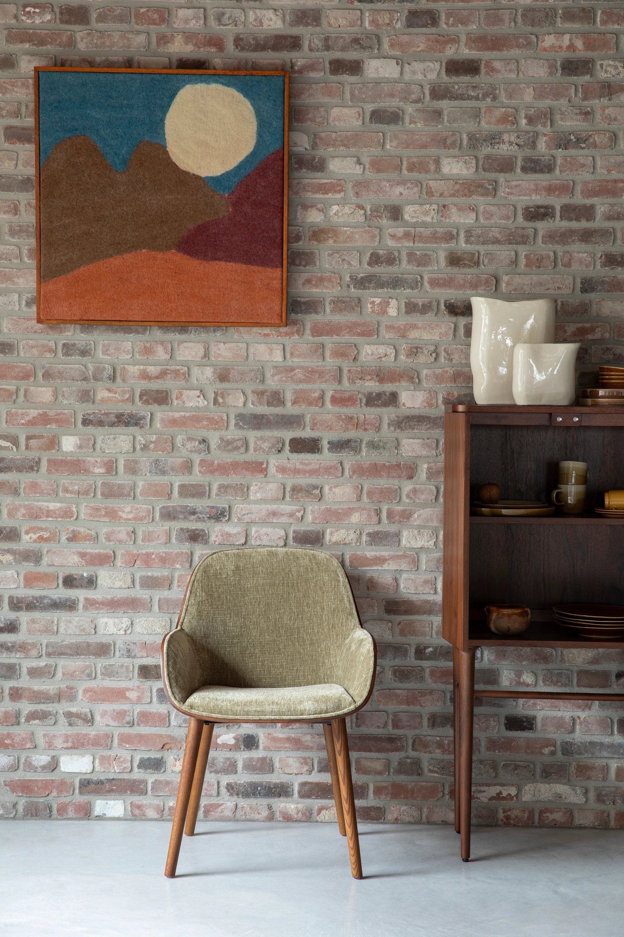 Eetkamerstoelen Taylor Green by Dutchbone