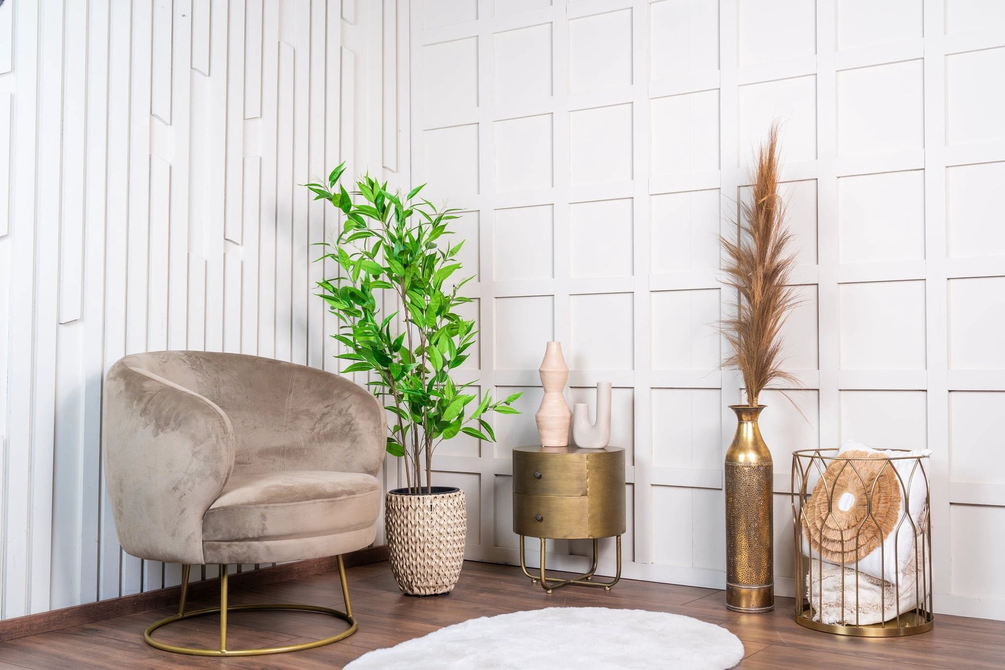 Kunstplant Eucalyptus Deluxe 140cm by NeverLeafs