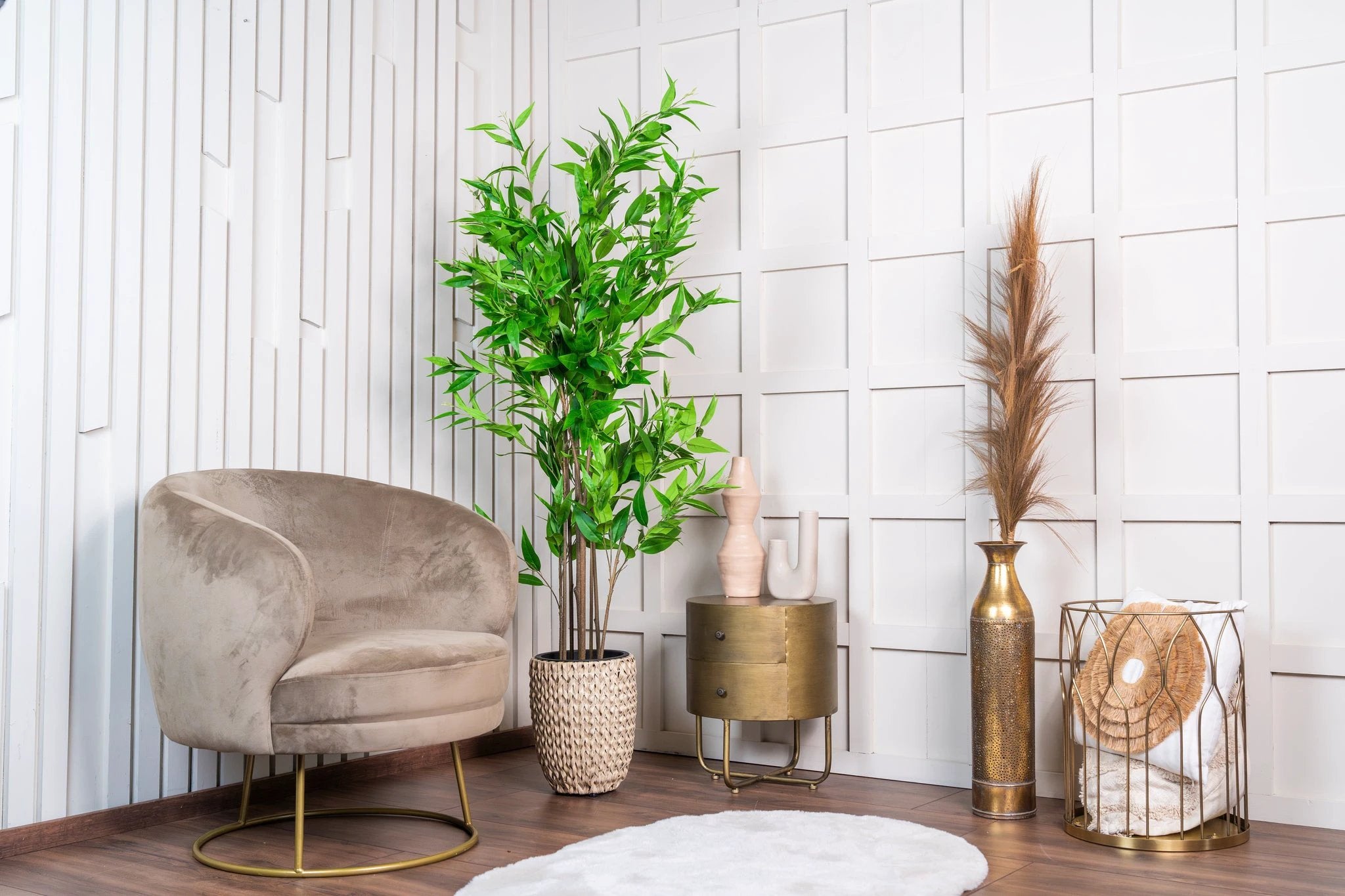 Kunstplant Eucalyptus Deluxe 180cm by NeverLeafs