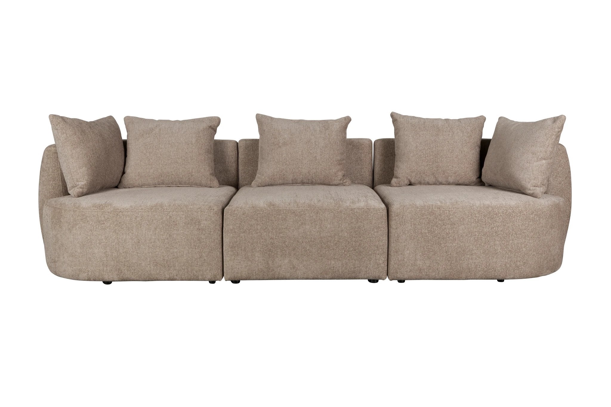 Bankstel Rocca 4.5 Seater Cappuccino by Dutchbone