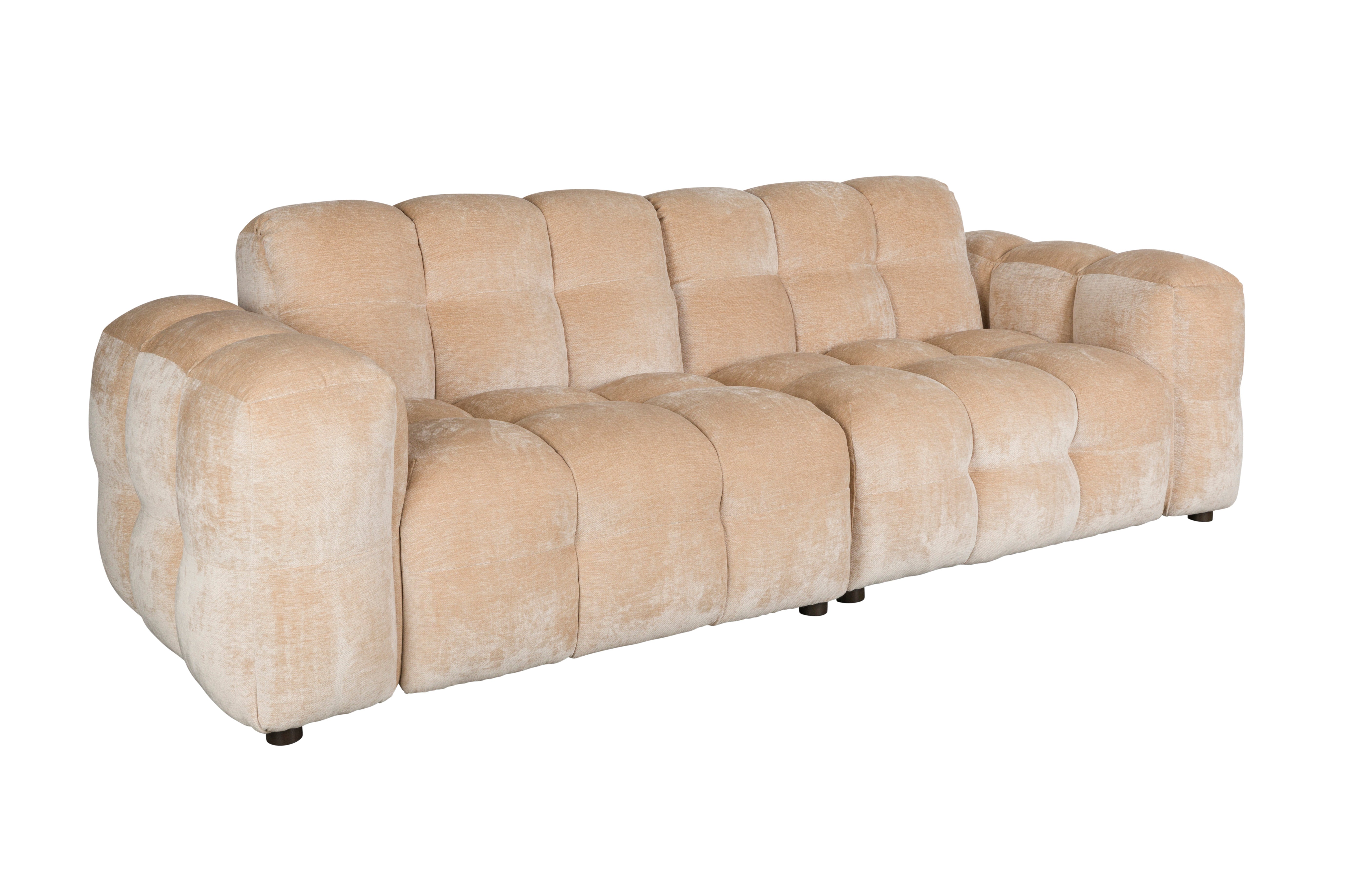 Sofa Hackman 3-Seater Velours Beige
