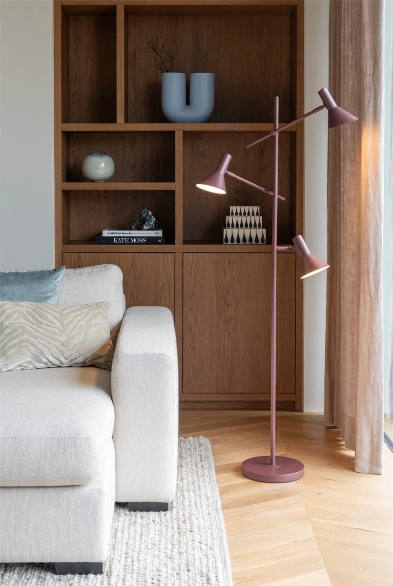 Vloerlamp Izmir, burgundy by it's about RoMi
