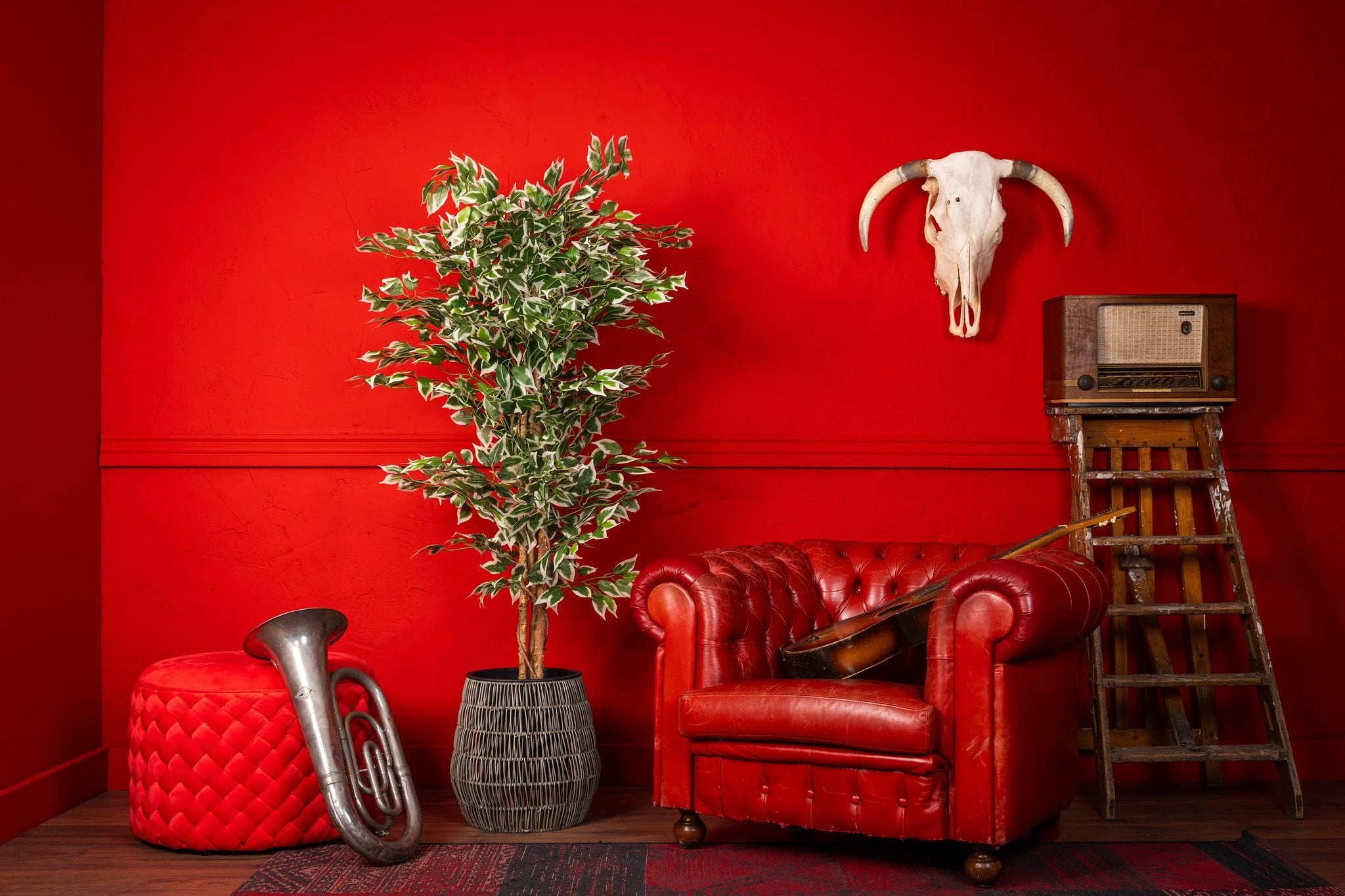 Kunstplant Ficus groen 160cm by NeverLeafs