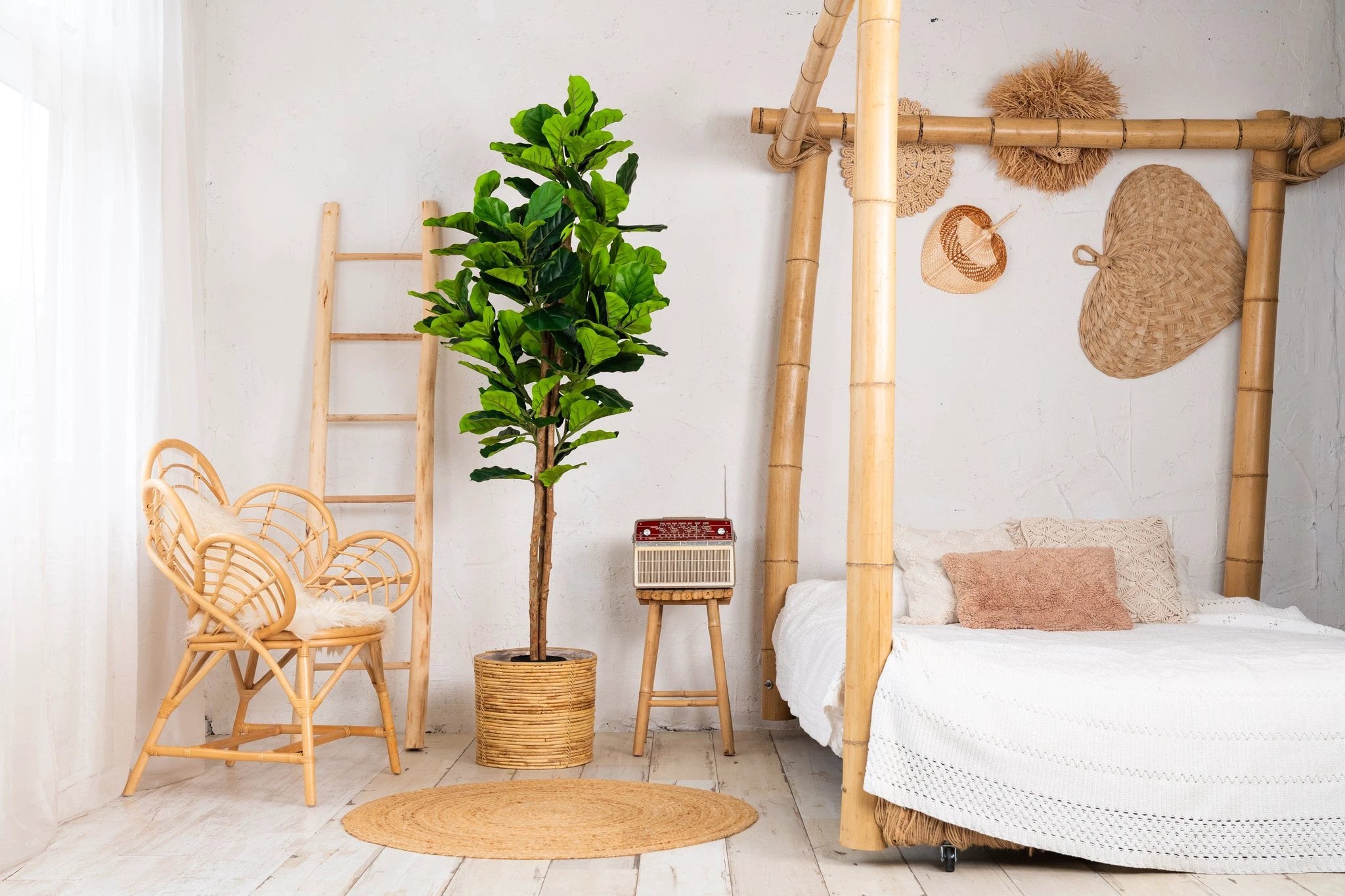 Kunstplant Vioolbladplant 185cm by NeverLeafs