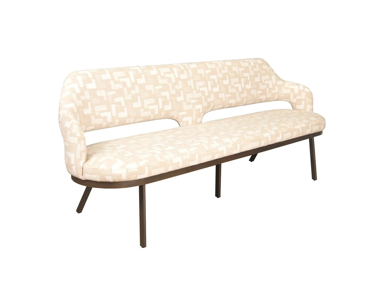 Eetkamerbank Firenze 220cm | Mosaic Beige by Moods Collection