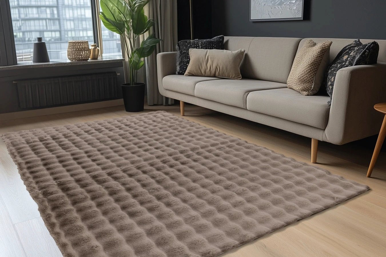 Vloerkleed Harmony Taupe in 4 Maten by Lalee