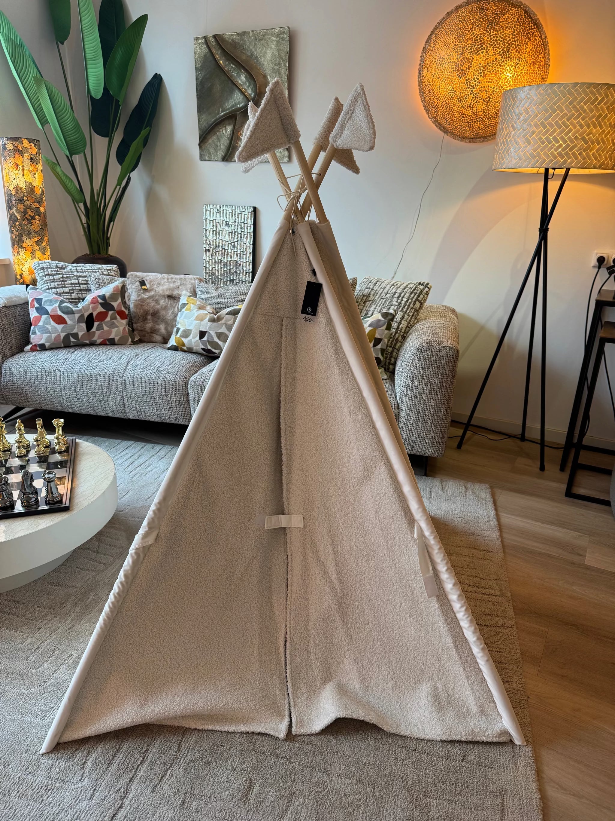 Tipi Tent Teddy - 2 kleuren by Overseas