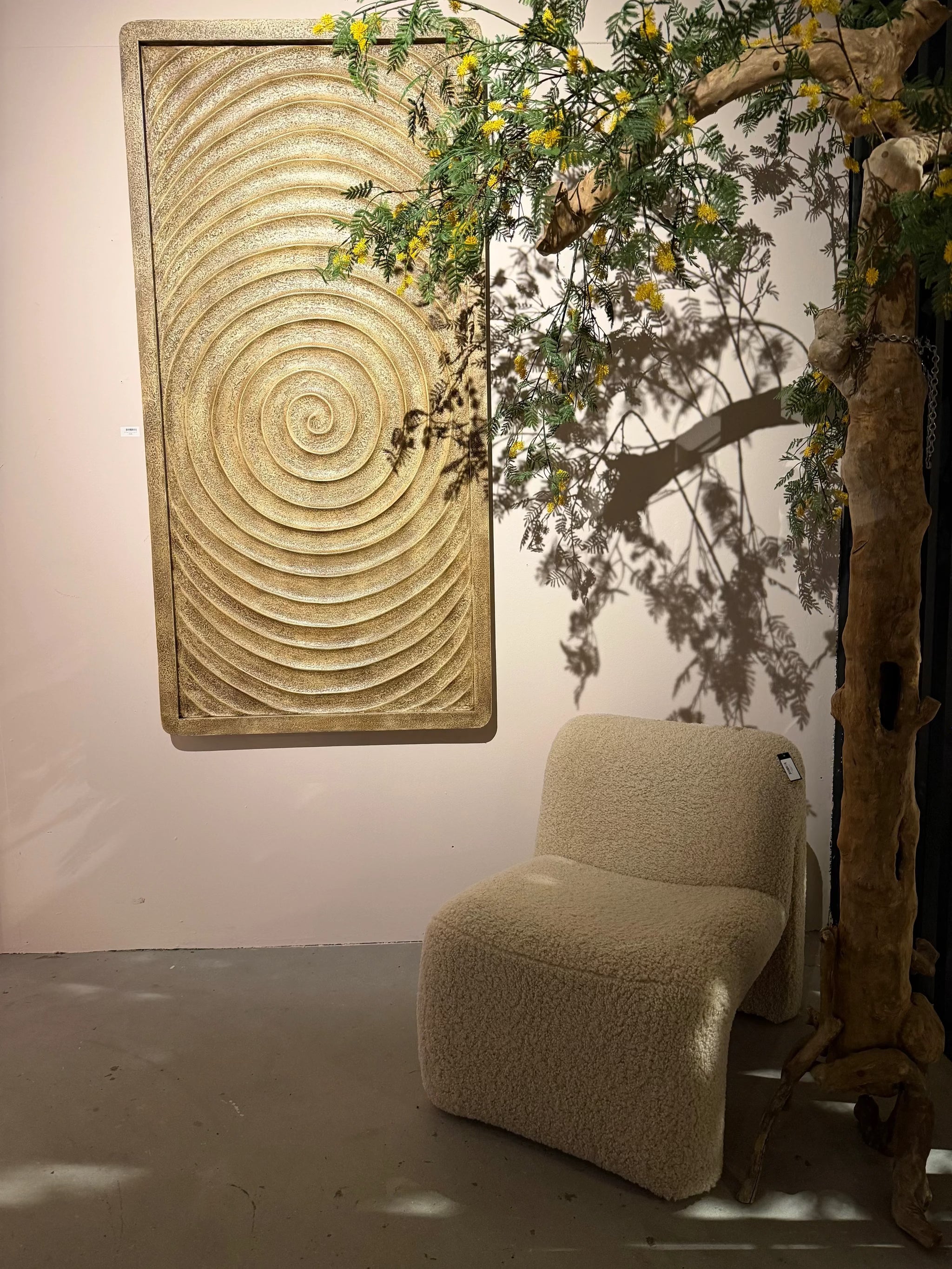 Oslo fauteuil teddy beige by PTMD