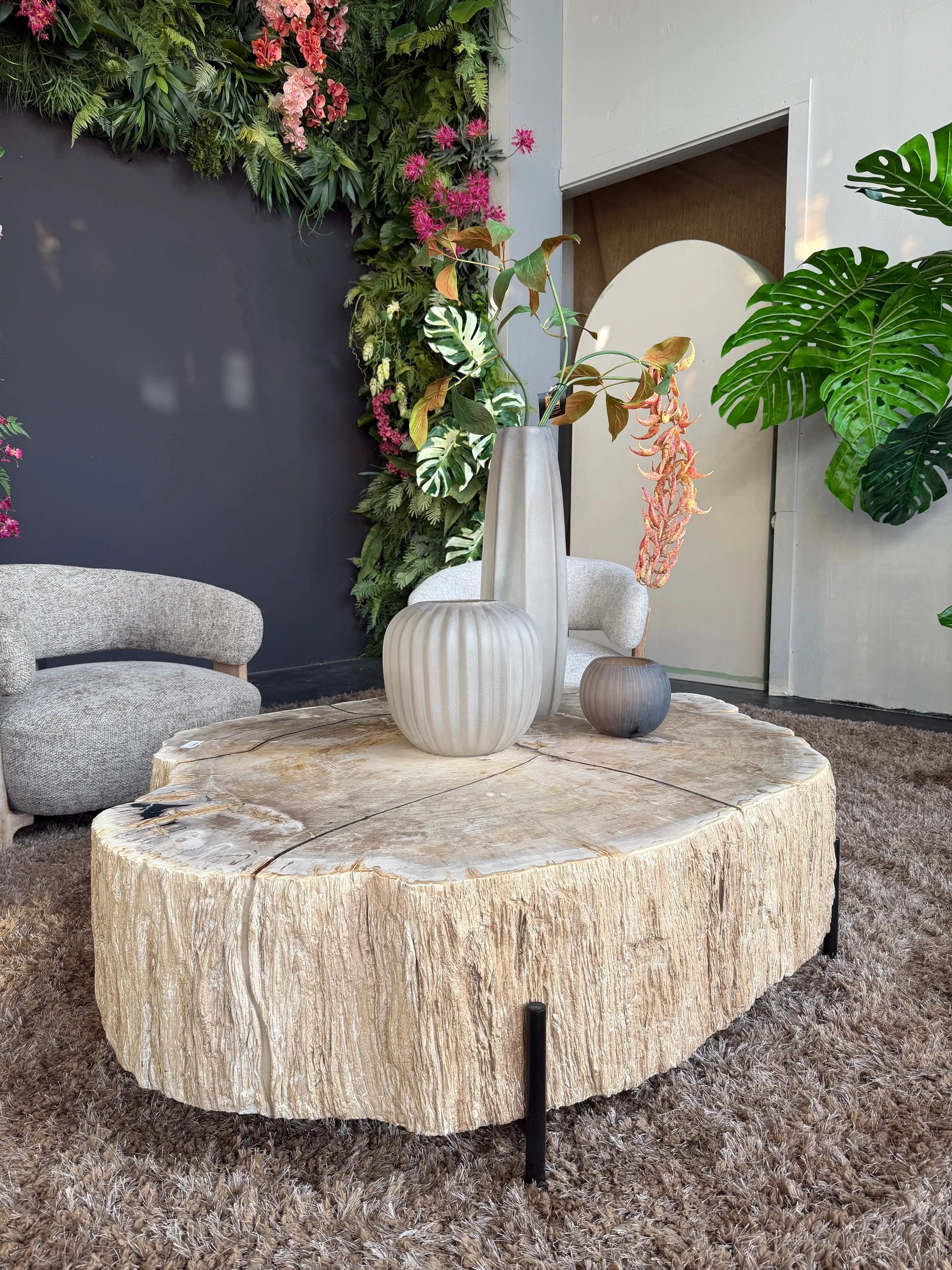 Salontafel Taly Natural versteend hout en fiberglass L by PTMD