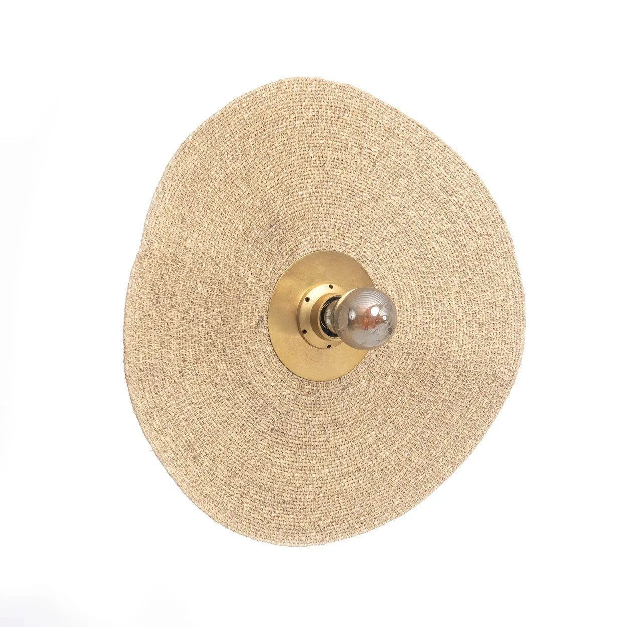 De Let's Groove Muurlamp - Messing Naturel - M by Bazar Bizar Antwerp