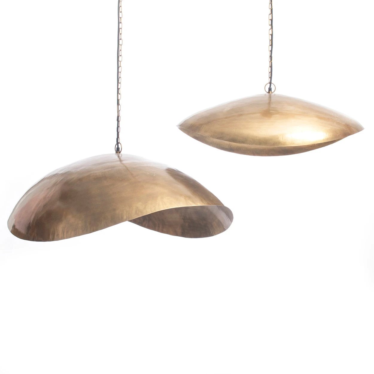 De Fortune Cookie Hanglamp - Messing - XL by Bazar Bizar Antwerp