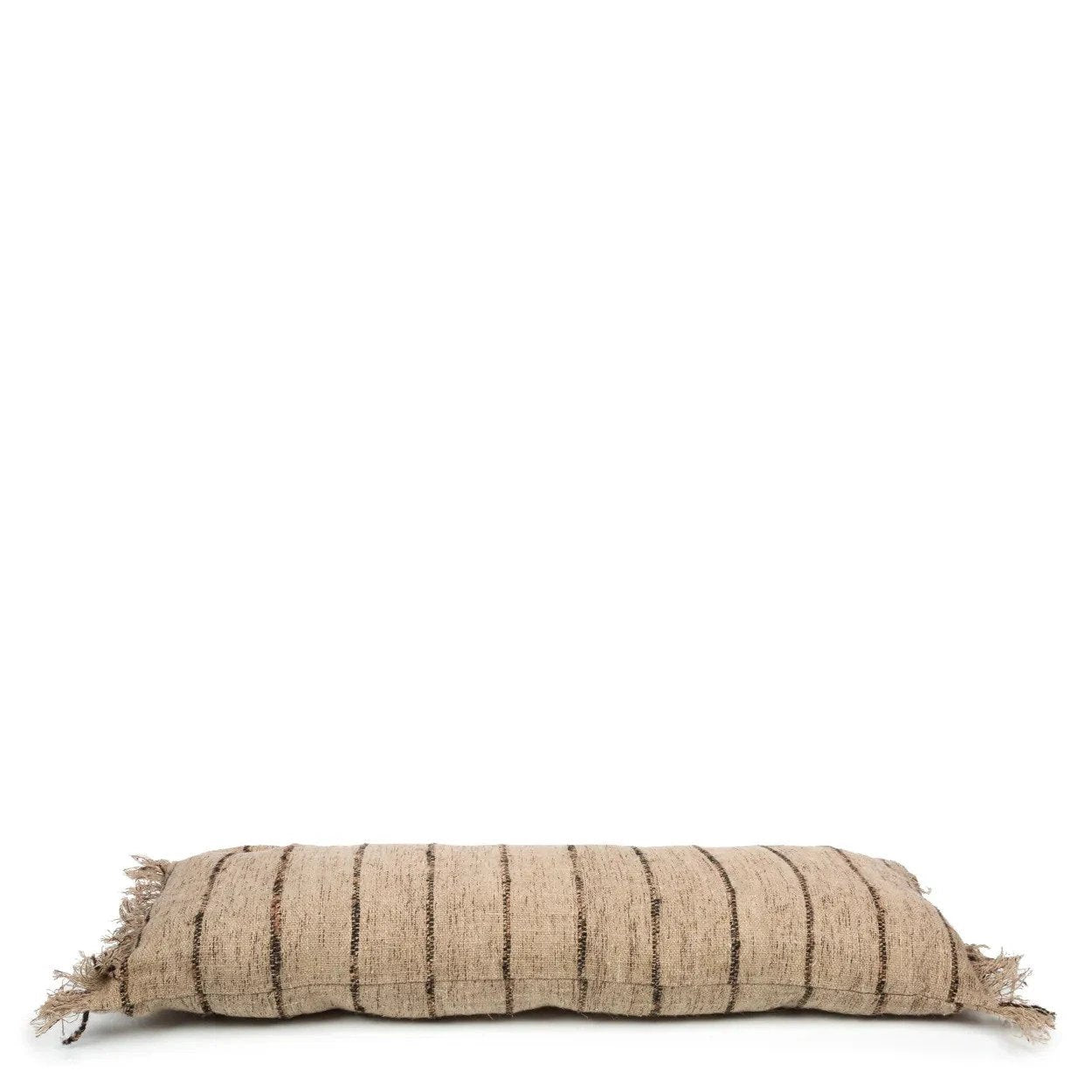 De Oh My Gee Kussenhoes - Beige Black - 35x100 by Bazar Bizar Antwerp