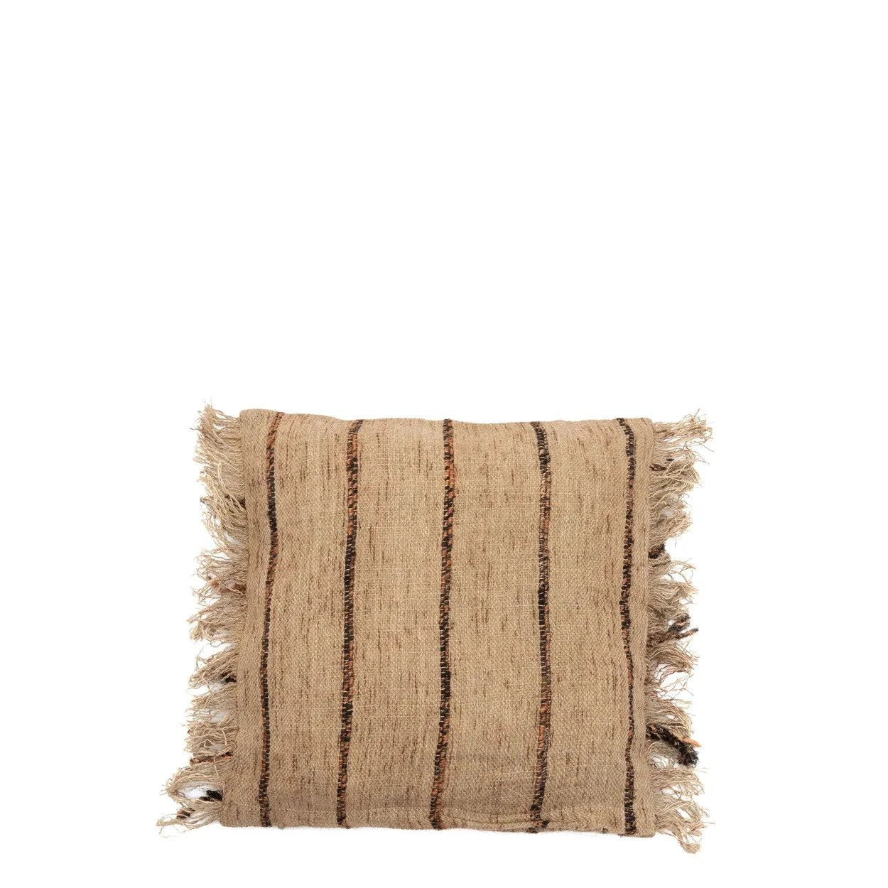 De Oh My Gee Kussenhoes - Beige Black - 40x40 by Bazar Bizar Antwerp