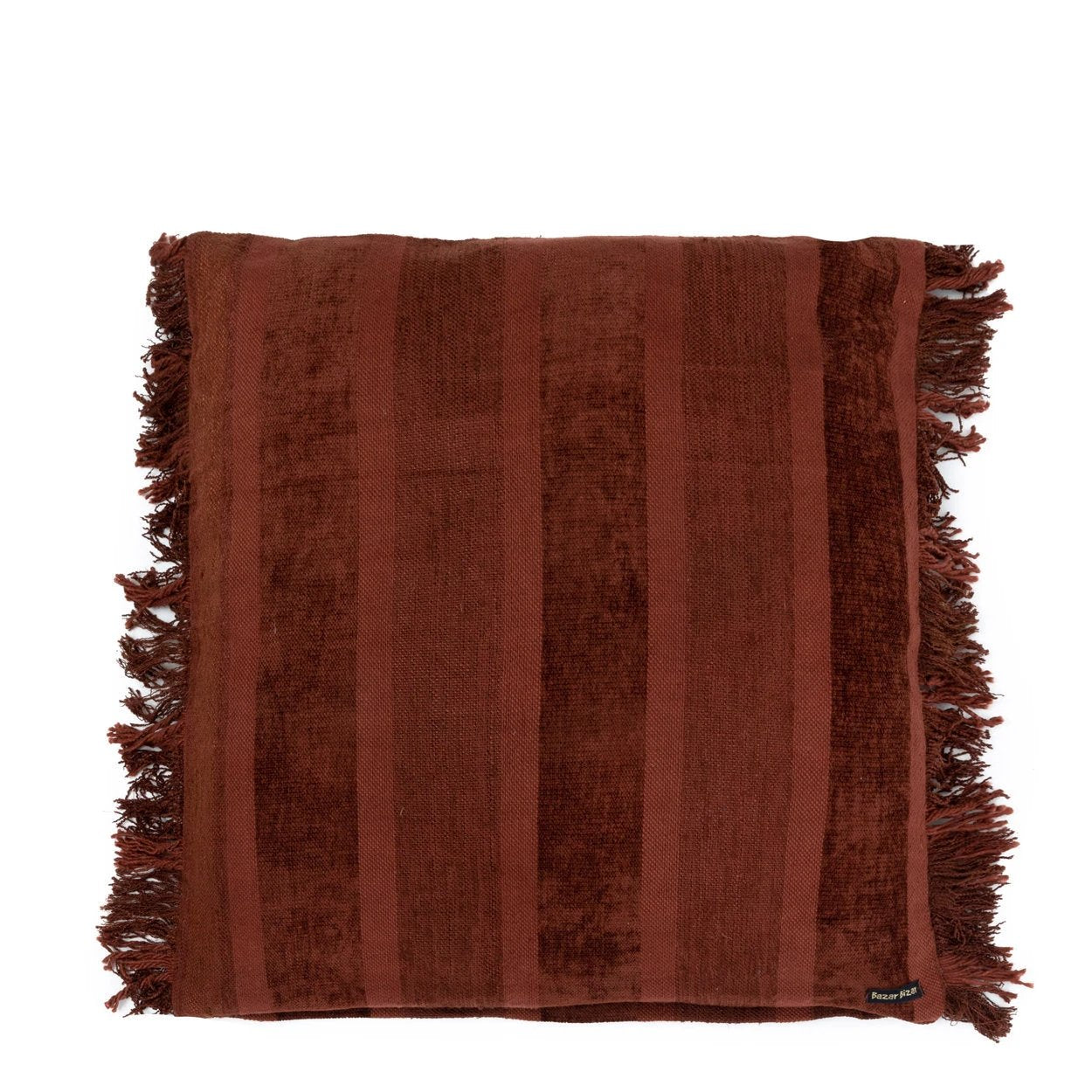 De Oh My Gee Kussenhoes - Bordeaux Velvet - 60x60 by Bazar Bizar Antwerp
