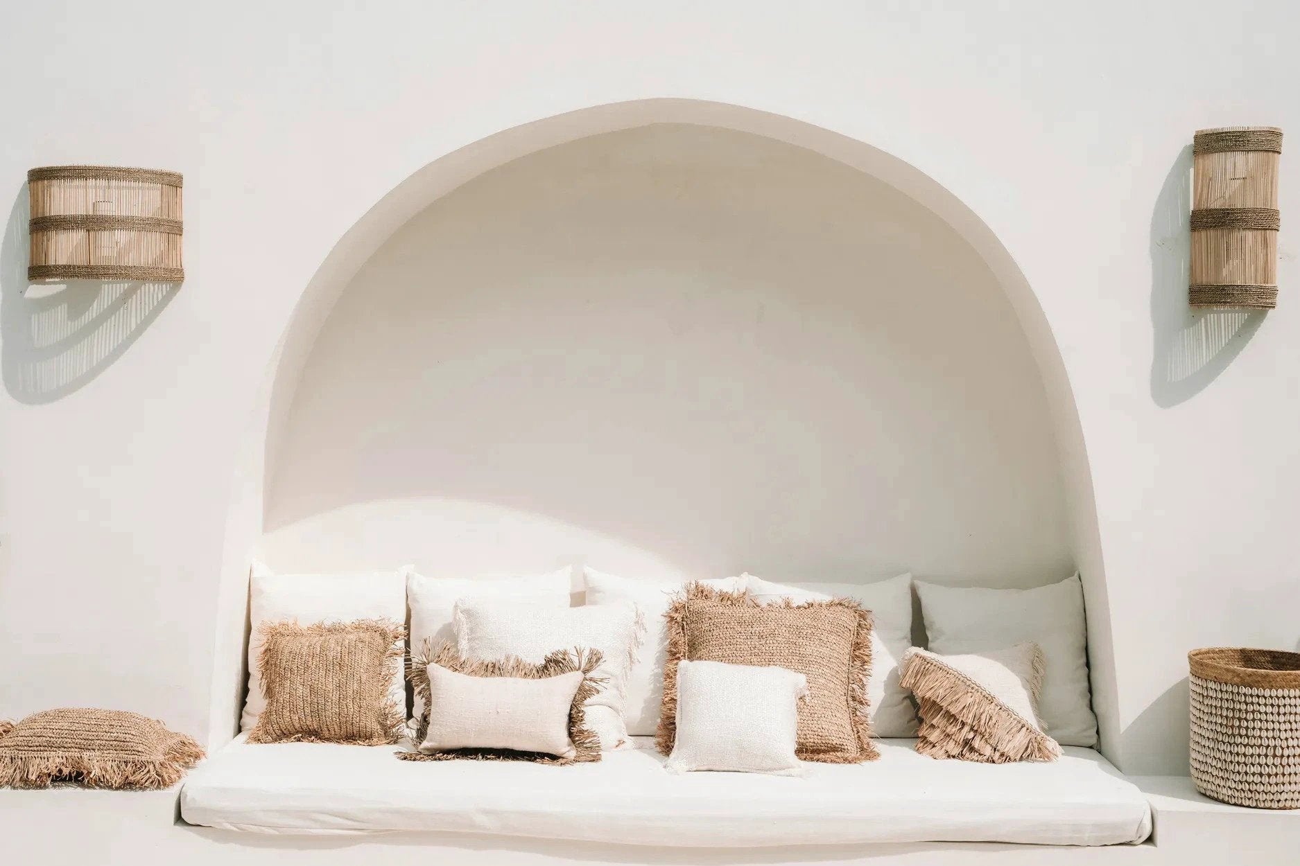 De Oh My Gee Kussenhoes - Crème - 40x40 by Bazar Bizar Antwerp