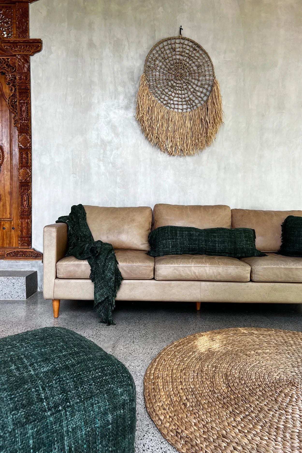 De Oh My Gee Kussenhoes - Donkergroen - 35x100 by Bazar Bizar Antwerp