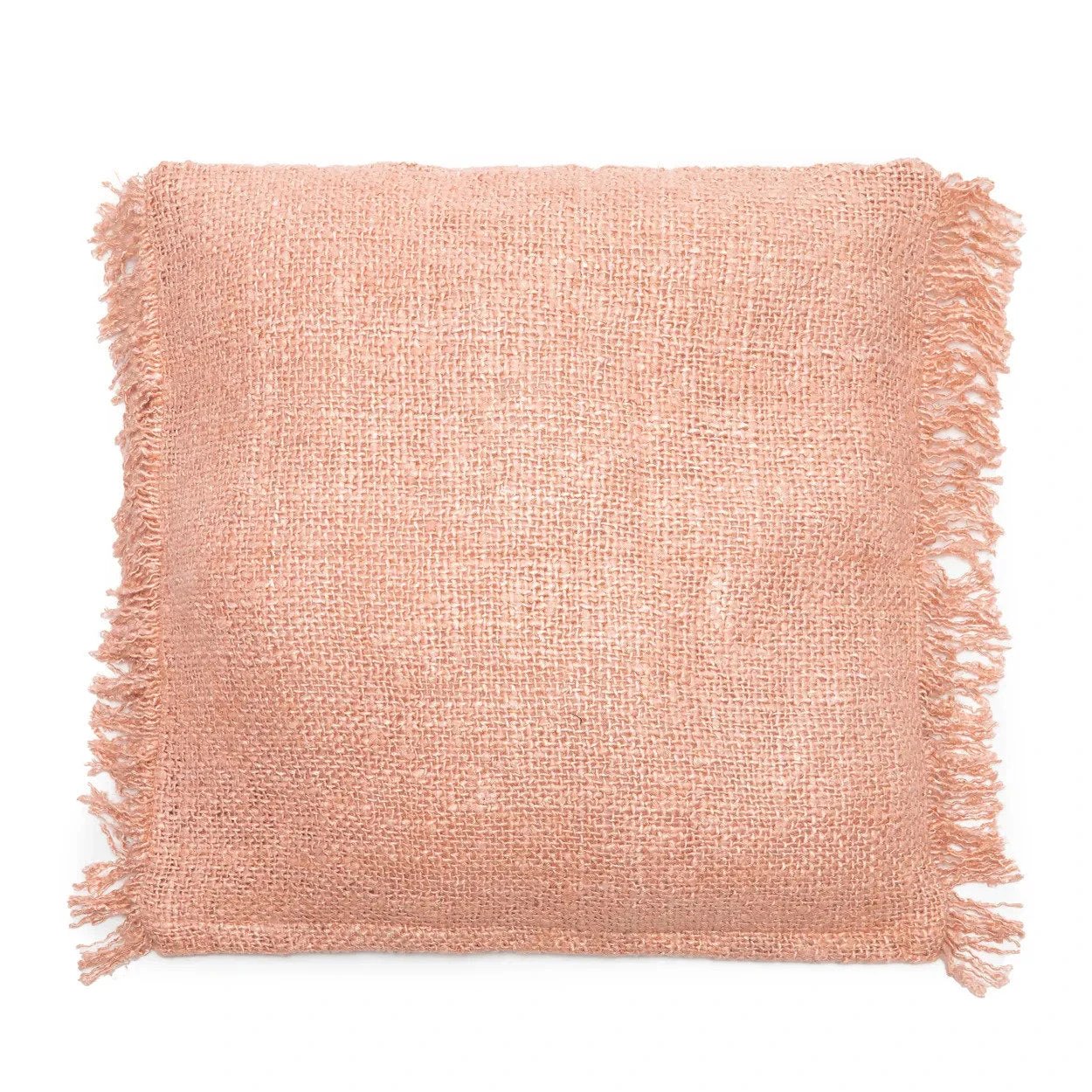 De Oh My Gee Kussenhoes - Zalm Roze - 60x60 by Bazar Bizar Antwerp