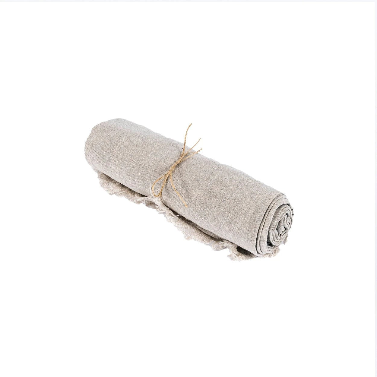 Het Linnen Tafelkleed - Beige - 150x150 by Bazar Bizar Antwerp