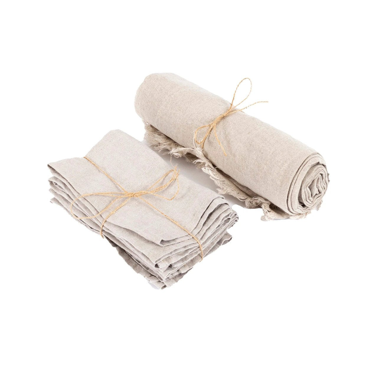 Het Linnen Tafelkleed - Beige - 150x250 by Bazar Bizar Antwerp