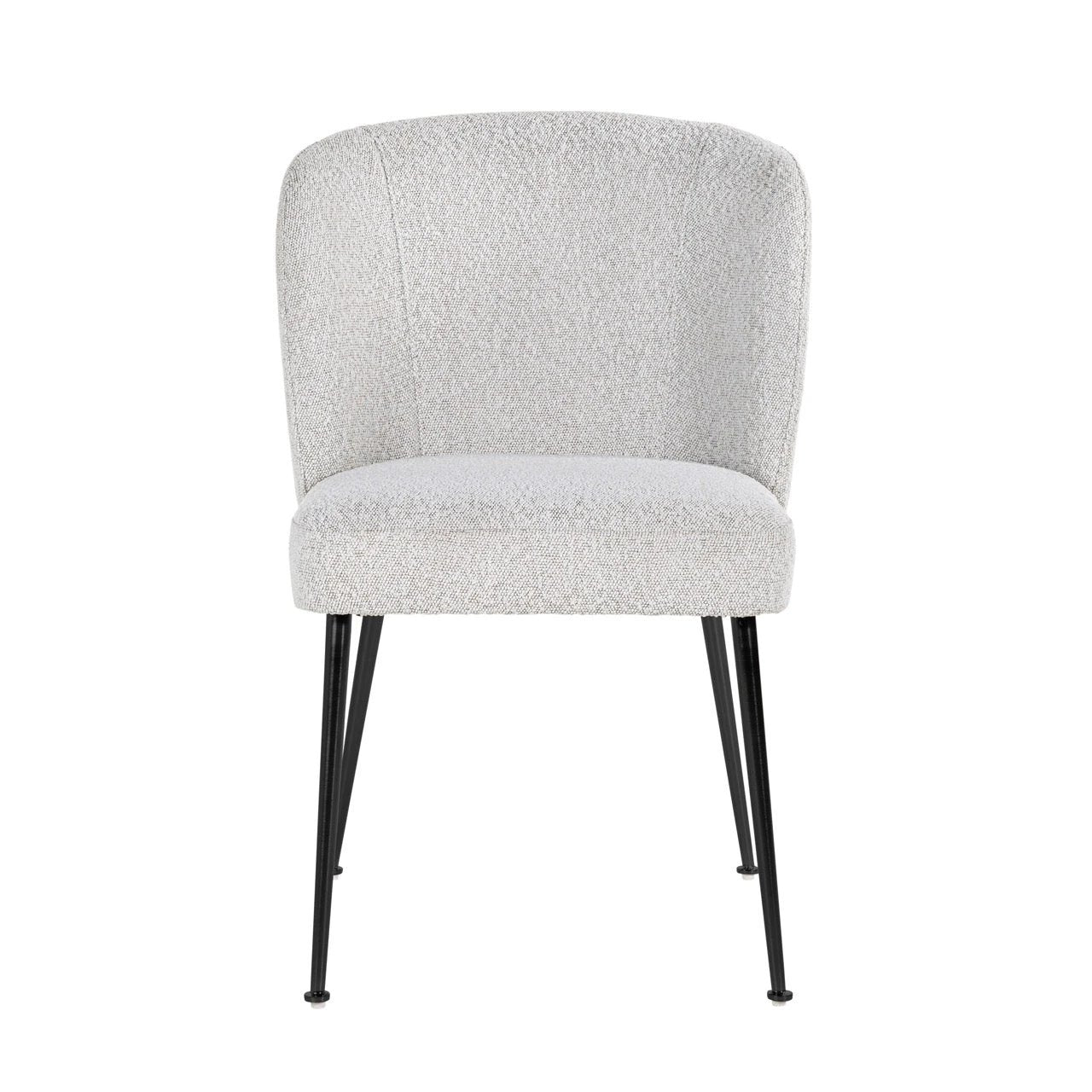 Eetkamerstoel Fallon White Bouclé by Richmond Interiors