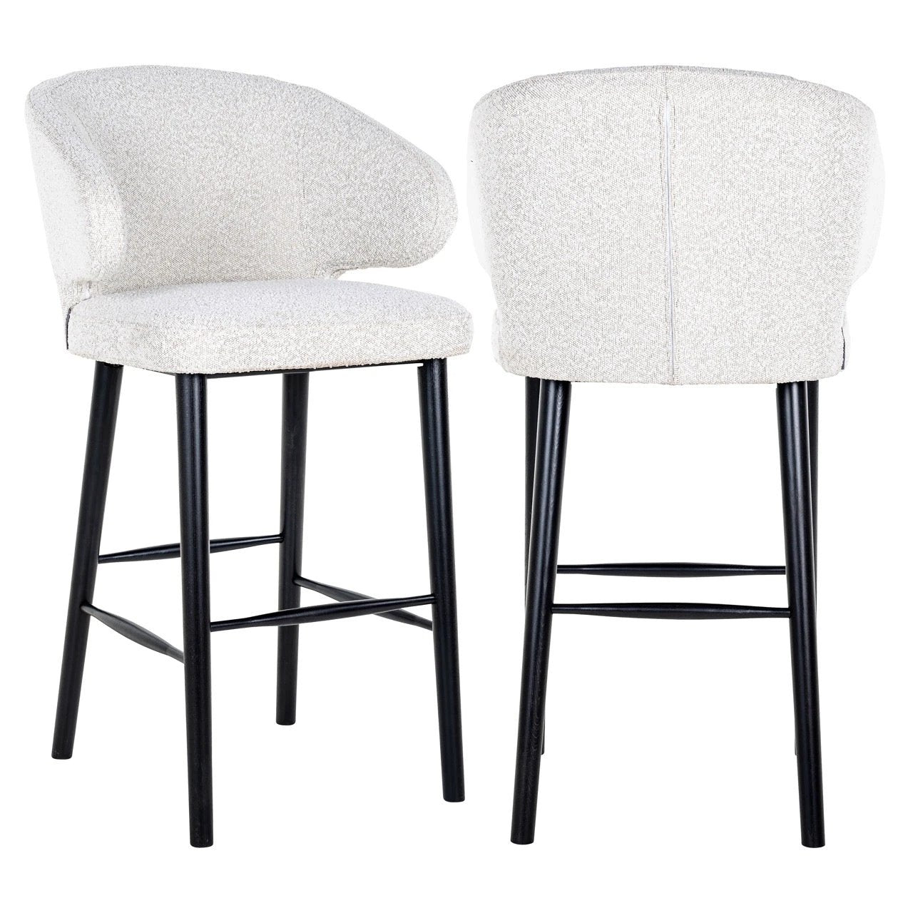 Barstoel Indigo White Bouclé by Richmond Interiors