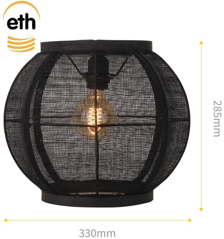Plafondlamp Fabric Black by ETH