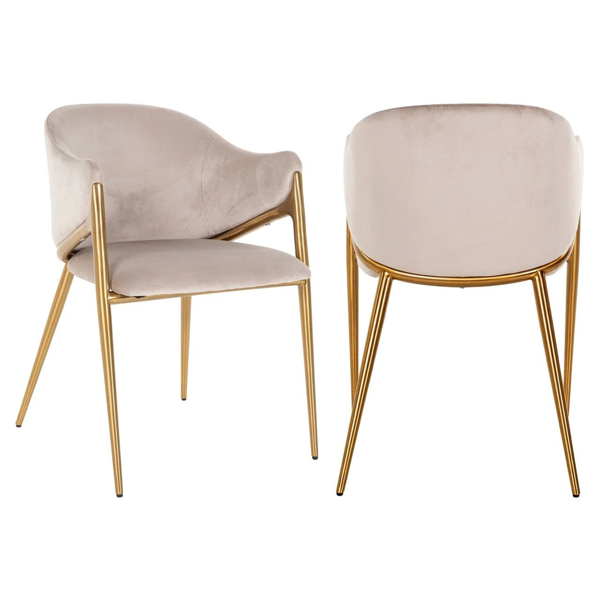 Eetkamerstoel Gwen Khaki Velvet by Richmond Interiors