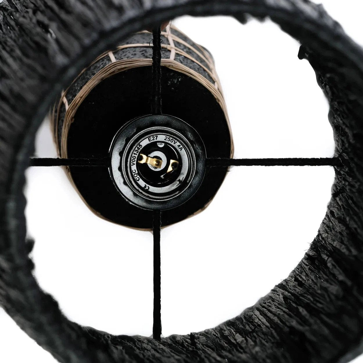 De Naxos Tafellamp - Zwart Naturel by Bazar Bizar Antwerp