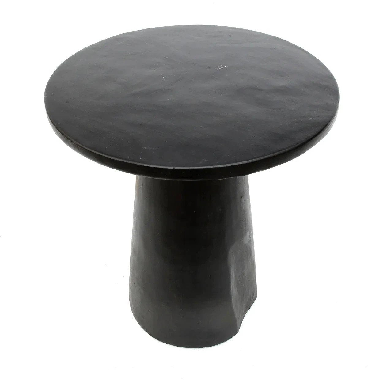 De Timber Conic Bijzettafel - Zwart - 50 by Bazar Bizar Antwerp