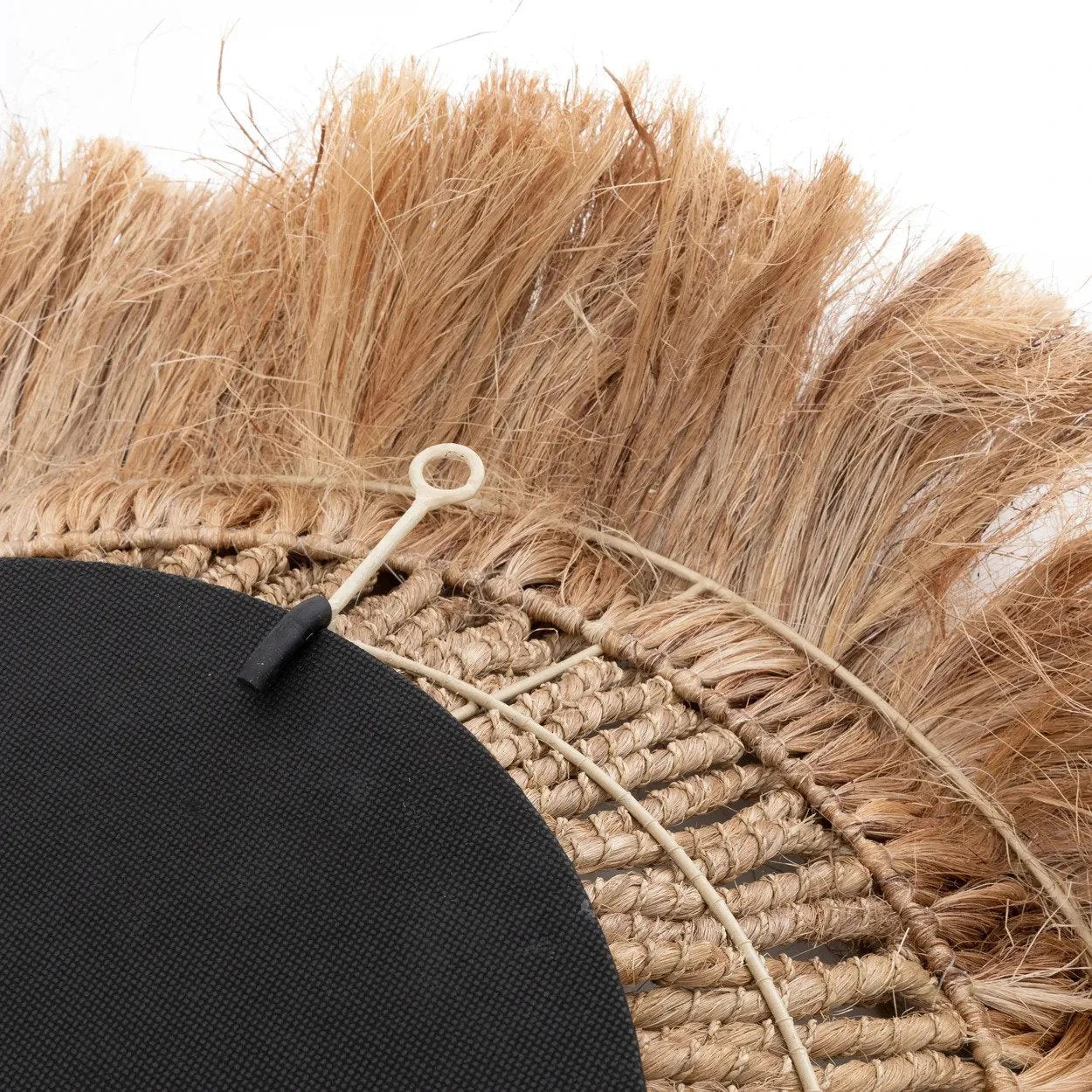 De Abaca Solomon Spiegel - Naturel by Bazar Bizar Antwerp
