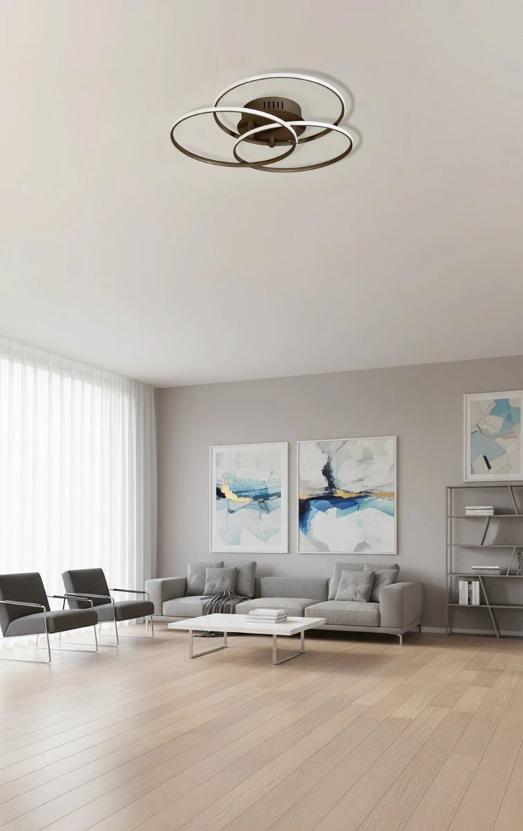 Plafondlamp Jasmijn anodic brown by ETH