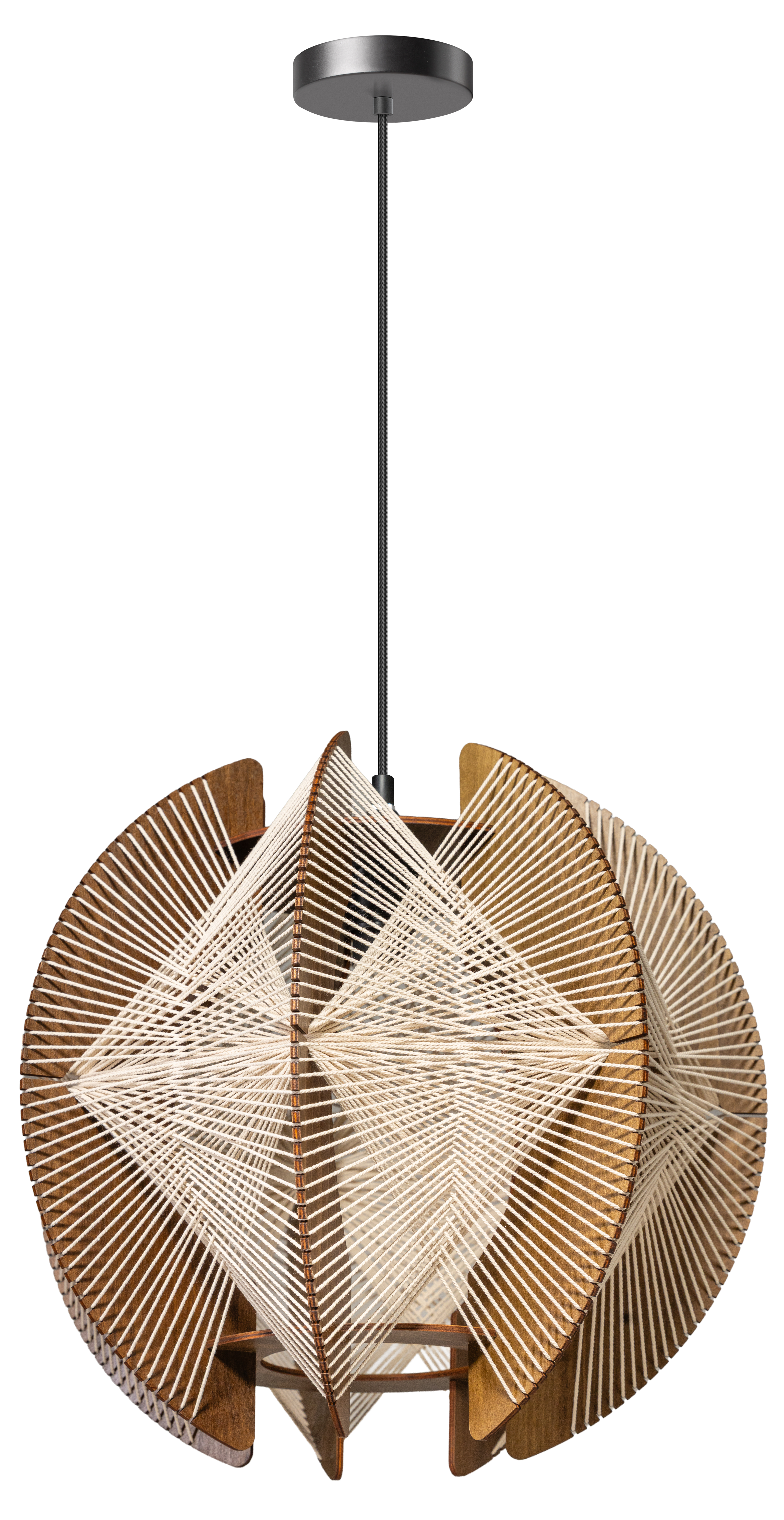 Hanglamp Jessica 500mm walnut