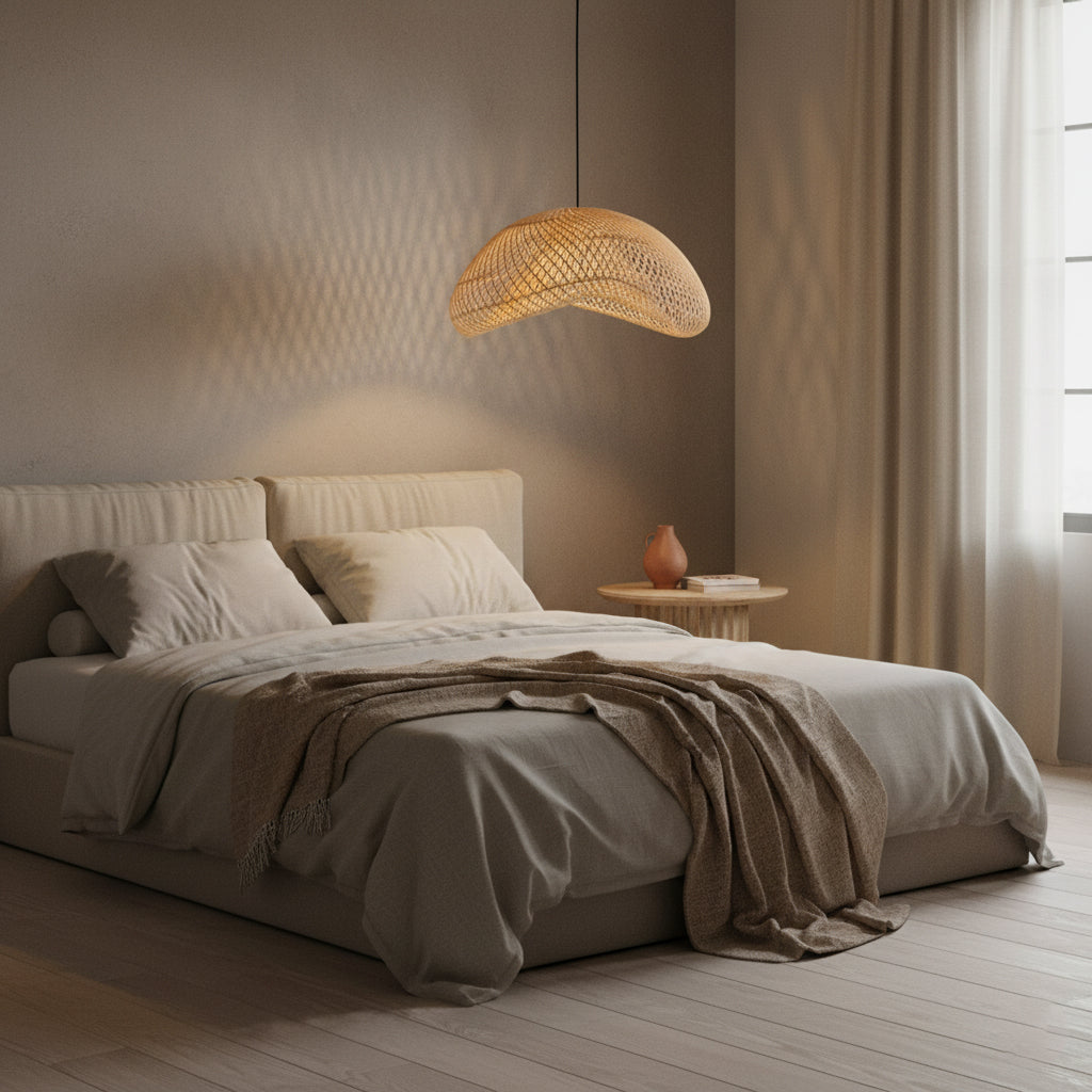 Hanglamp Maze rotan organisch L by Raw Materials Amsterdam