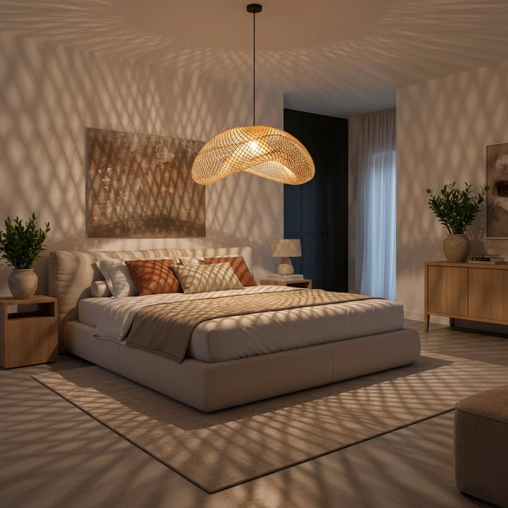 Hanglamp Maze rotan organisch XL by Raw Materials Amsterdam