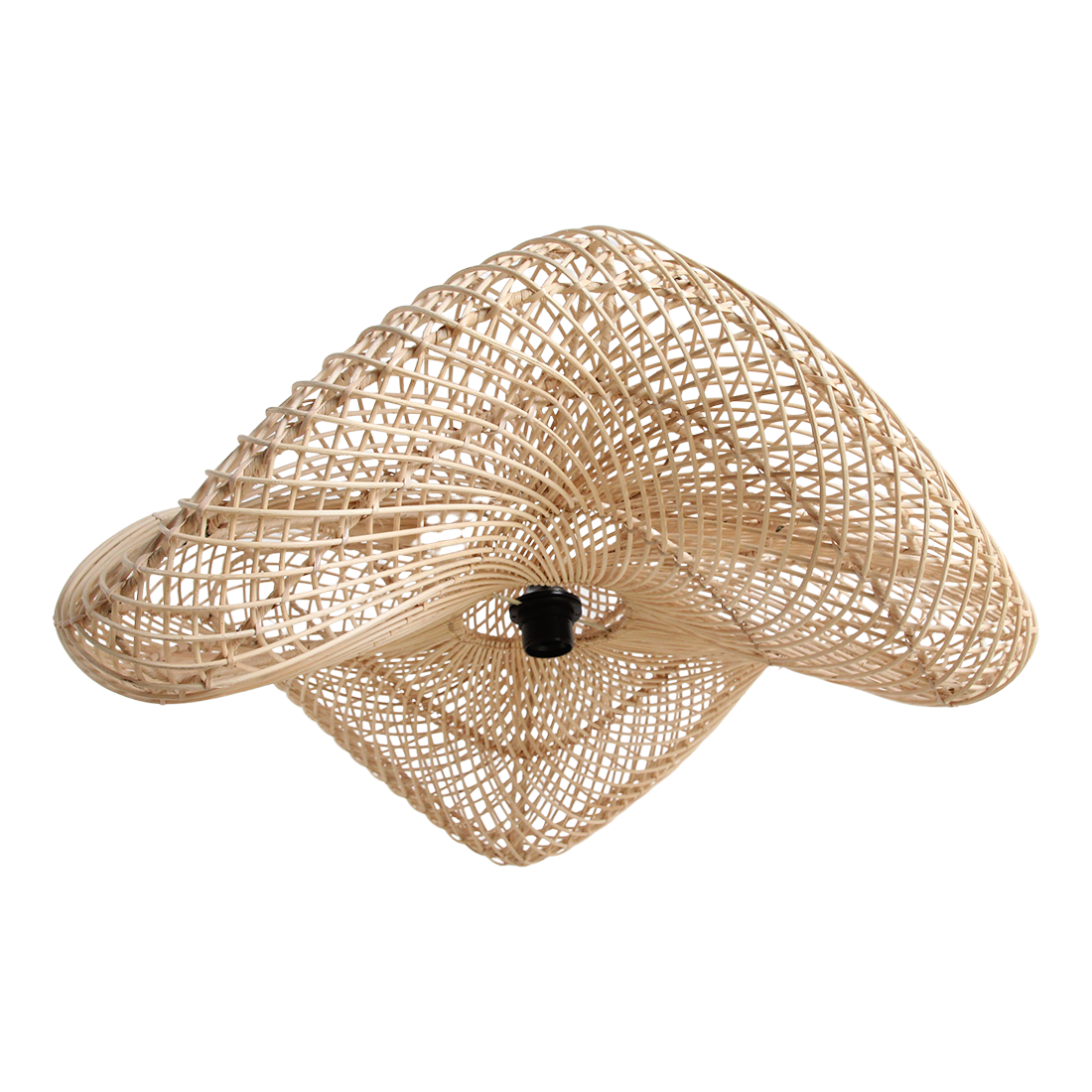 Hanglamp Wave rotan L by Raw Materials Amsterdam