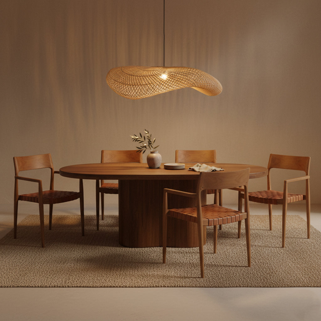 Hanglamp Wave rotan XL by Raw Materials Amsterdam