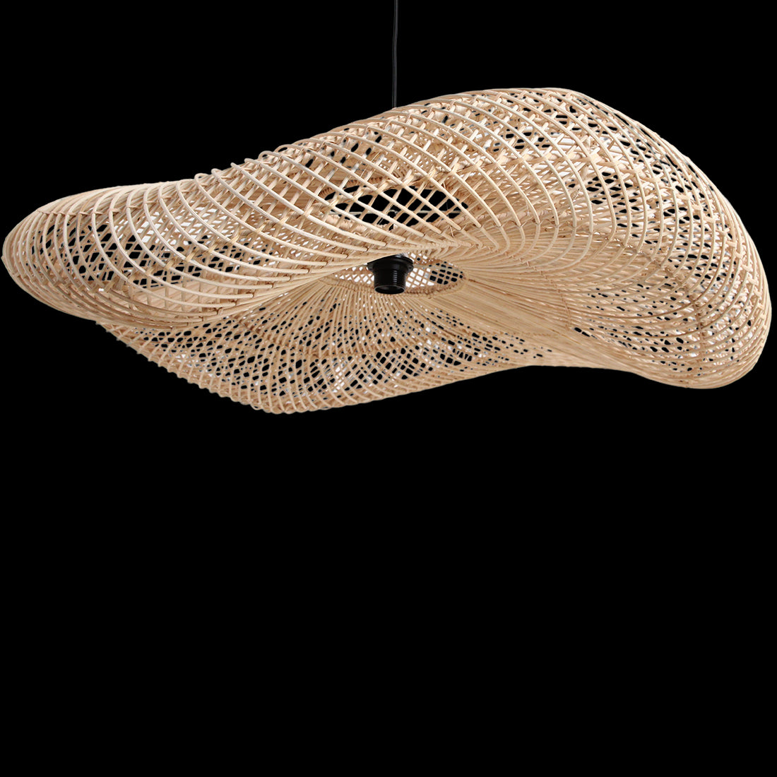 Hanglamp Wave rotan XXL