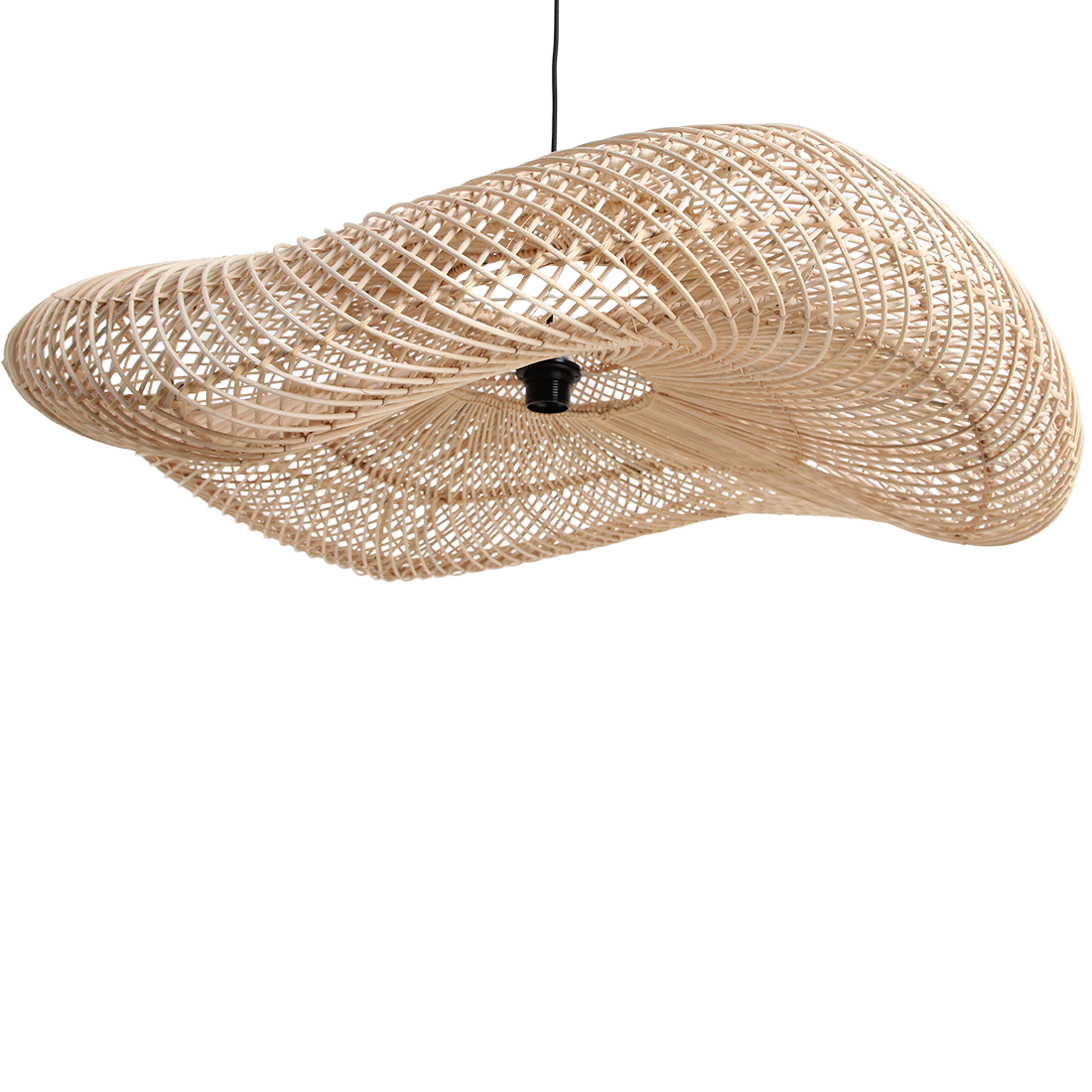 Hanglamp Wave rotan XXL by Raw Materials Amsterdam