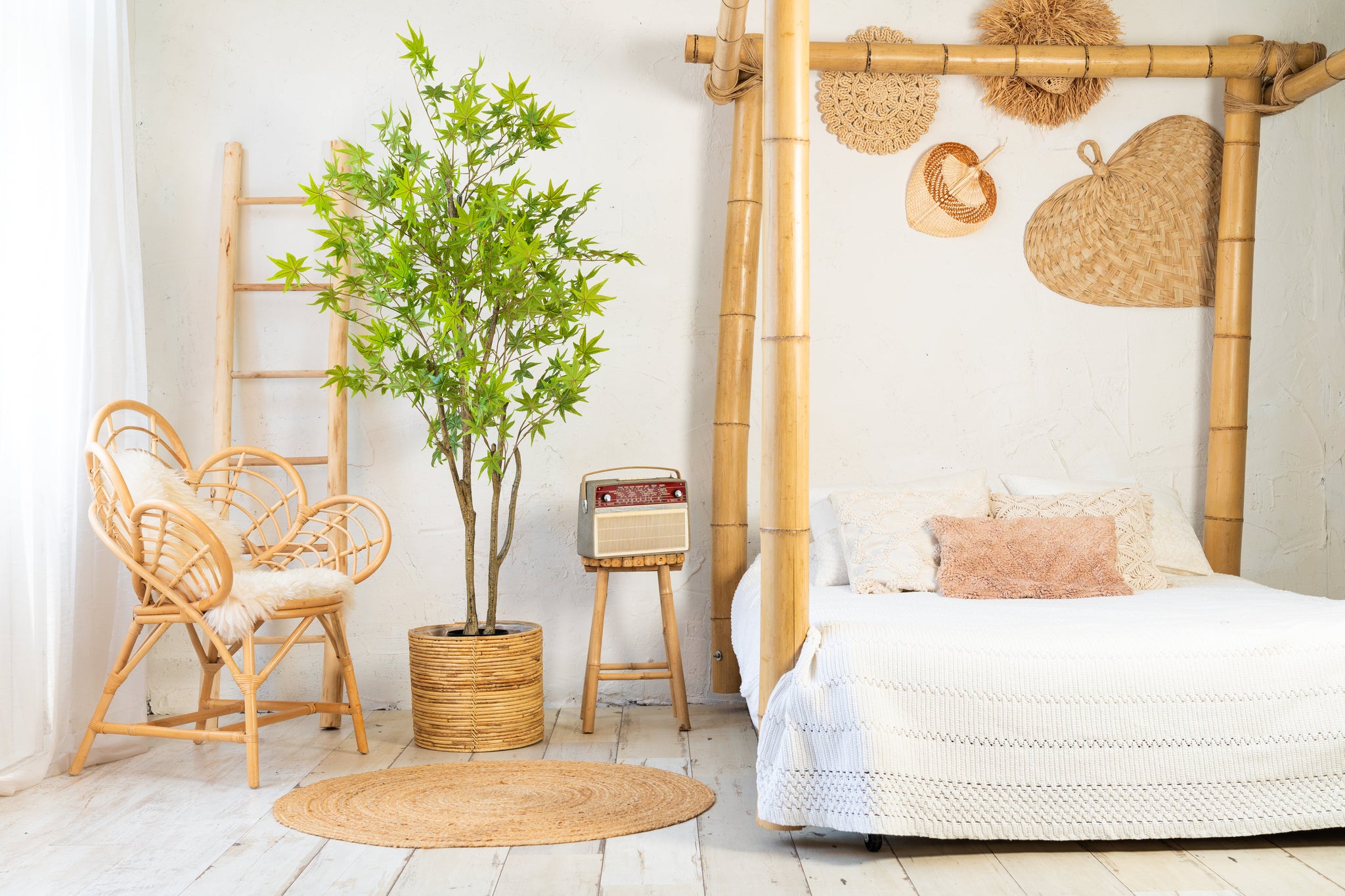 Kunstplant groene esdoorn 180cm