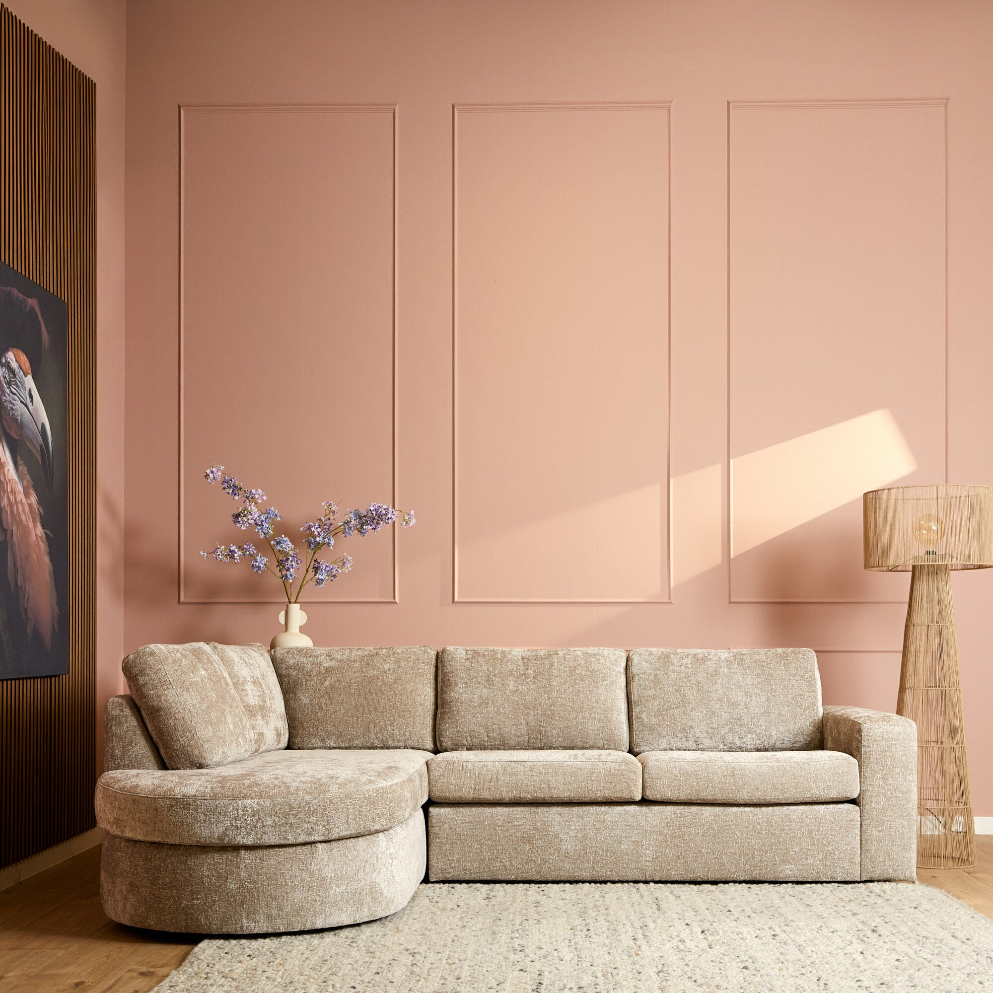 MySofa Alma | Divan links + 2,5-zits | beige by Starfurn