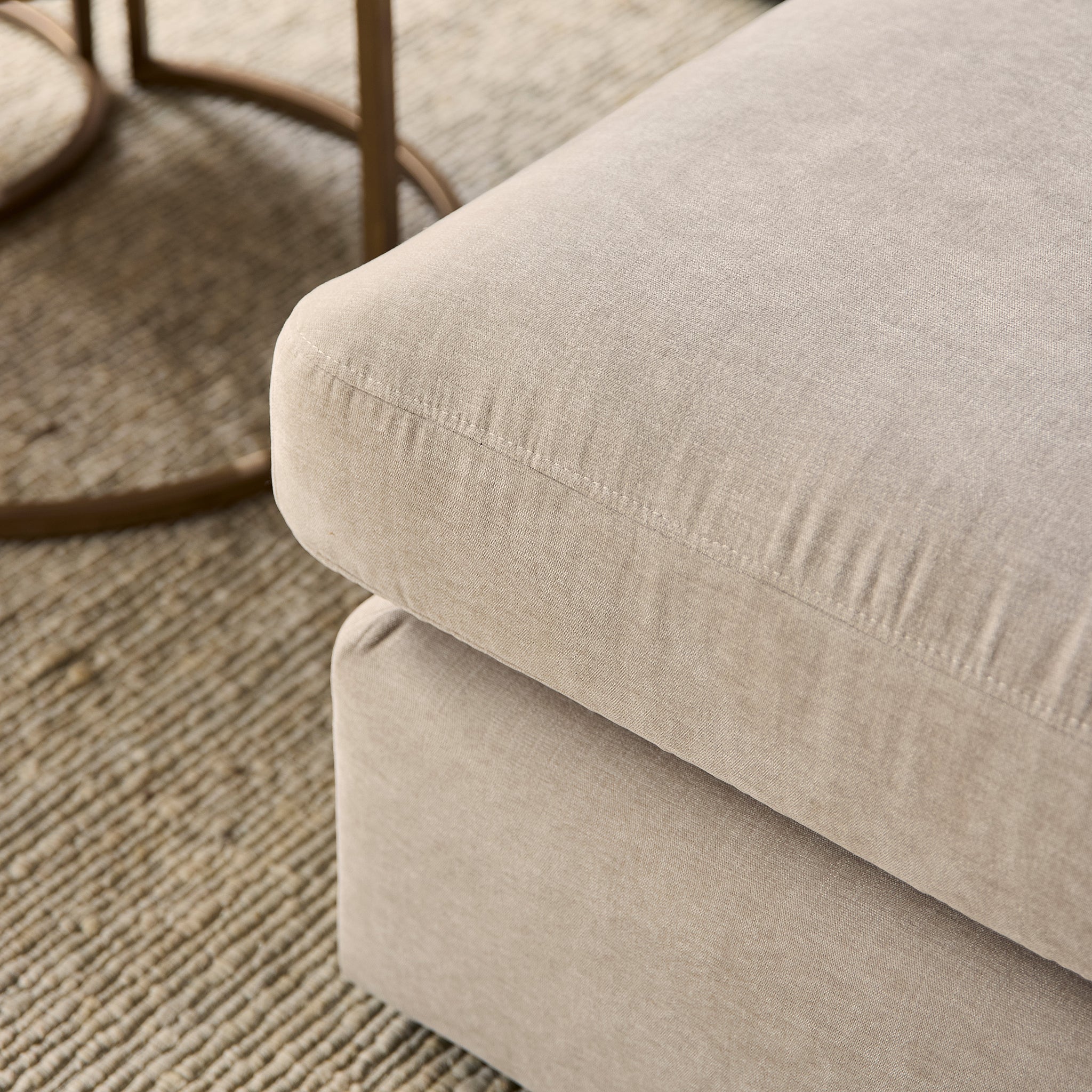 MySofa Jesse | 2,5-zits + ottomane rechts | beige