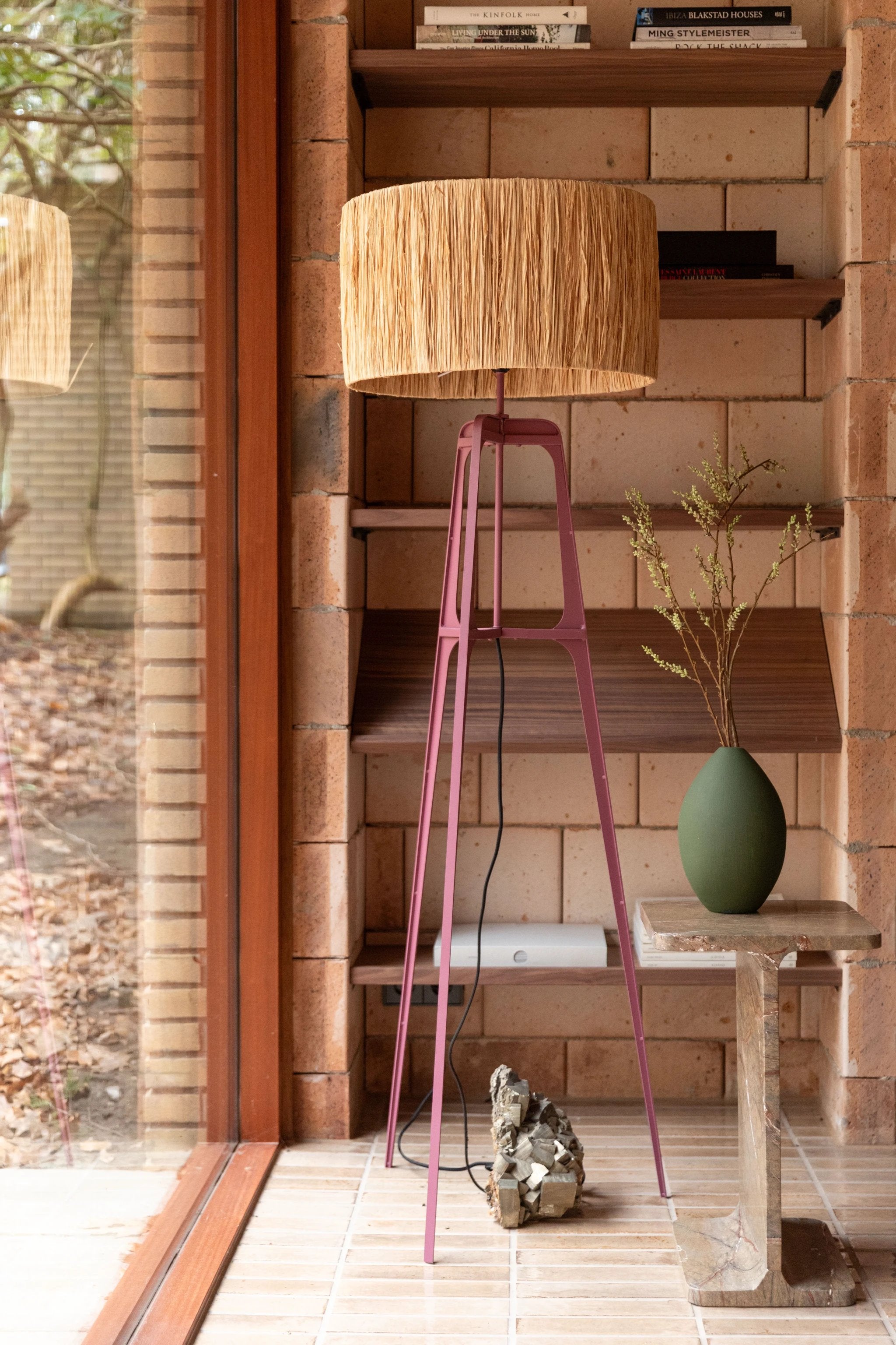 Vloerlamp Afra Plum by Dutchbone