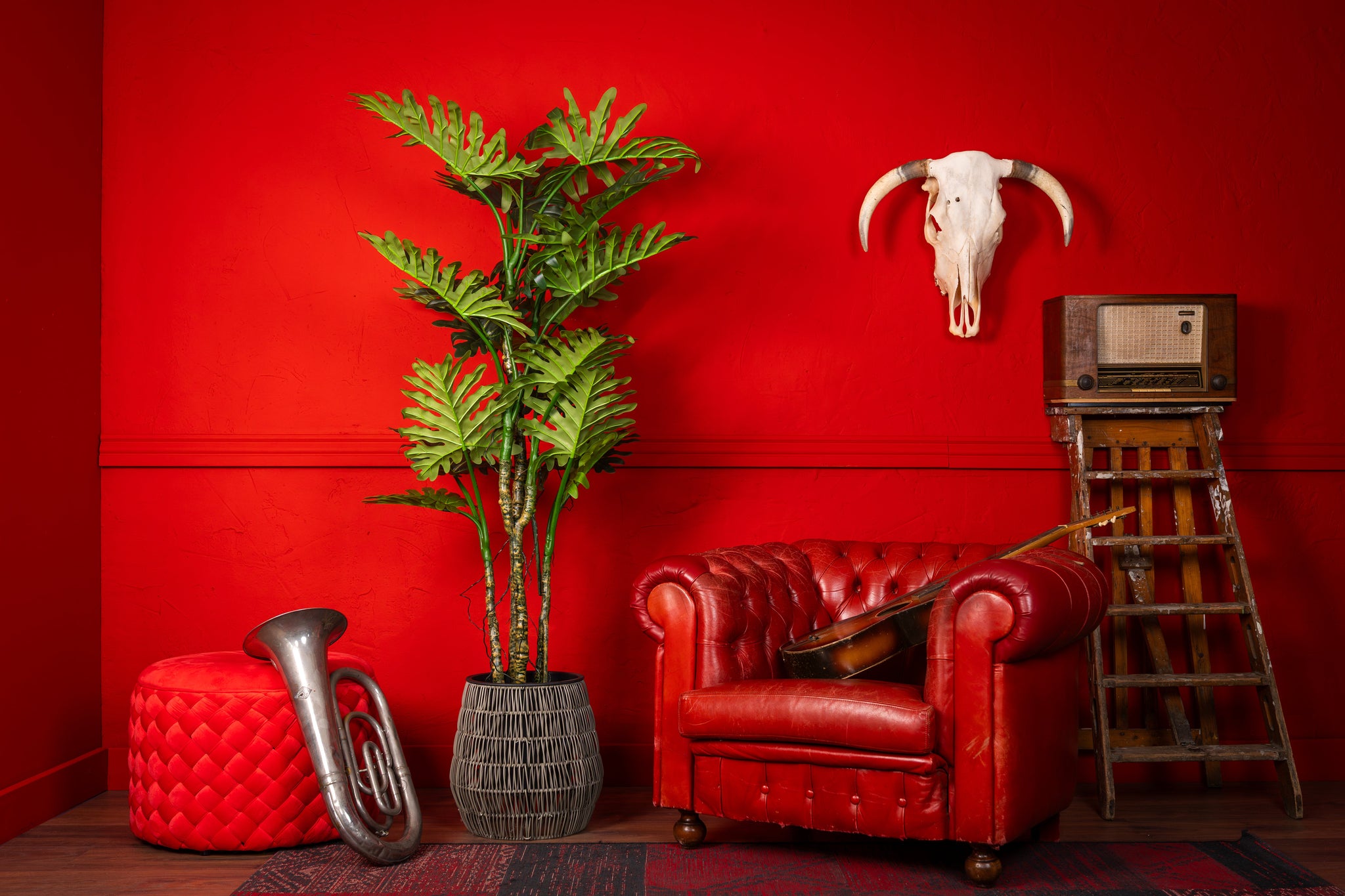 Kunstplant Philodendron luxe 180cm