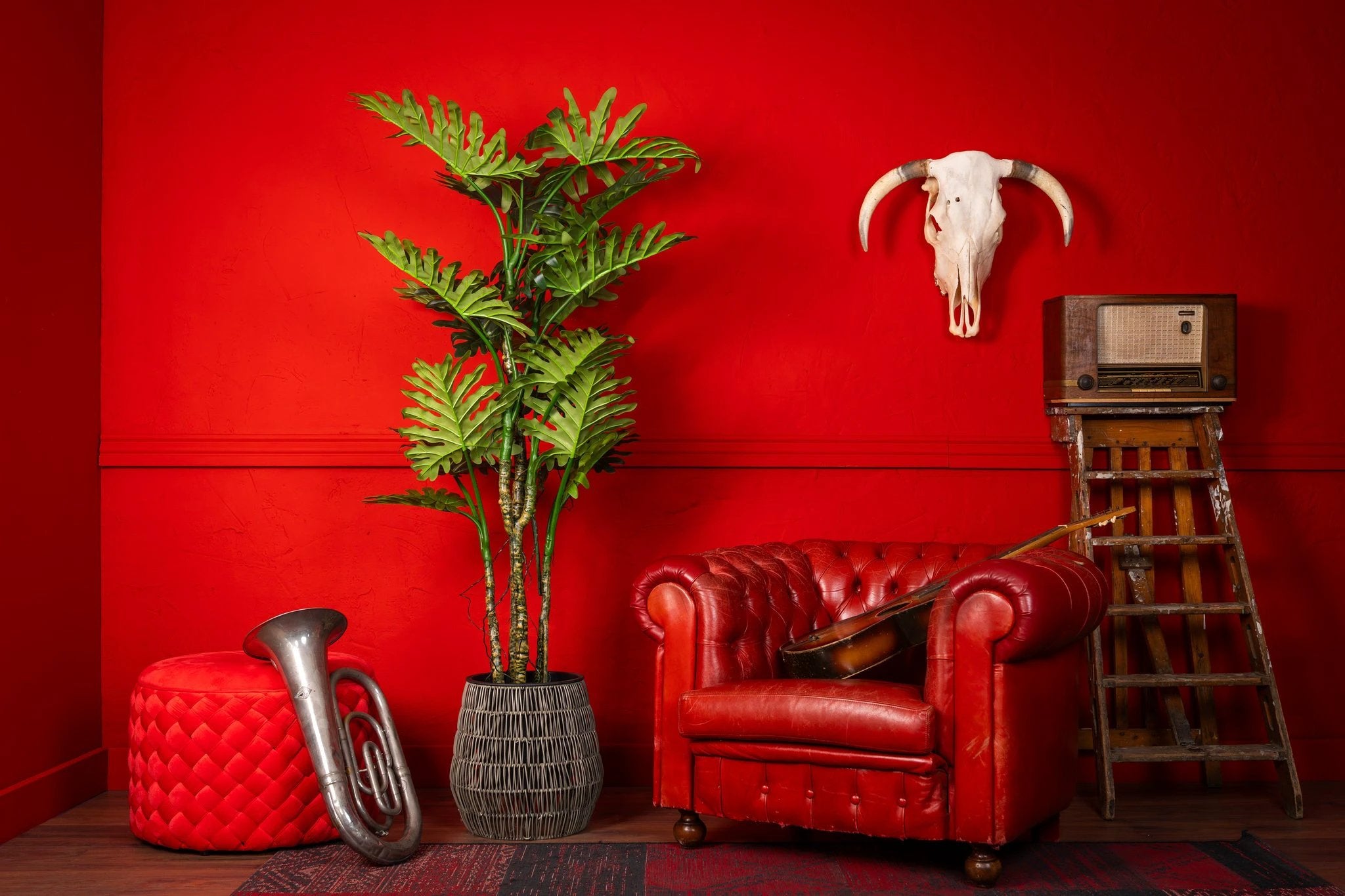 Kunstplant Philodendron luxe 180cm by NeverLeafs