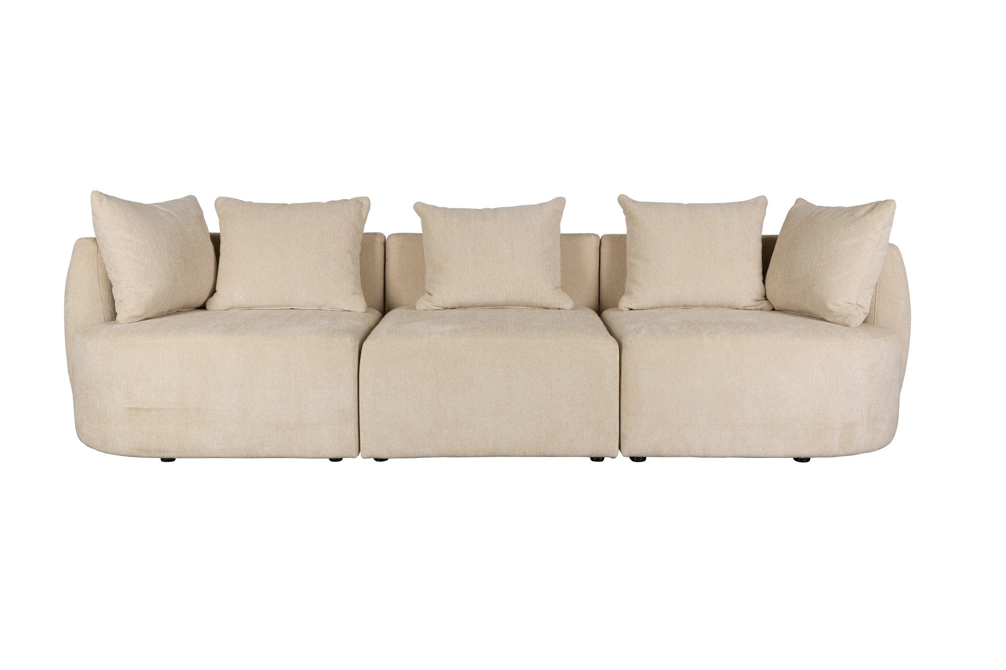 Bankstel Rocca 4.5 Seater Latte by Dutchbone