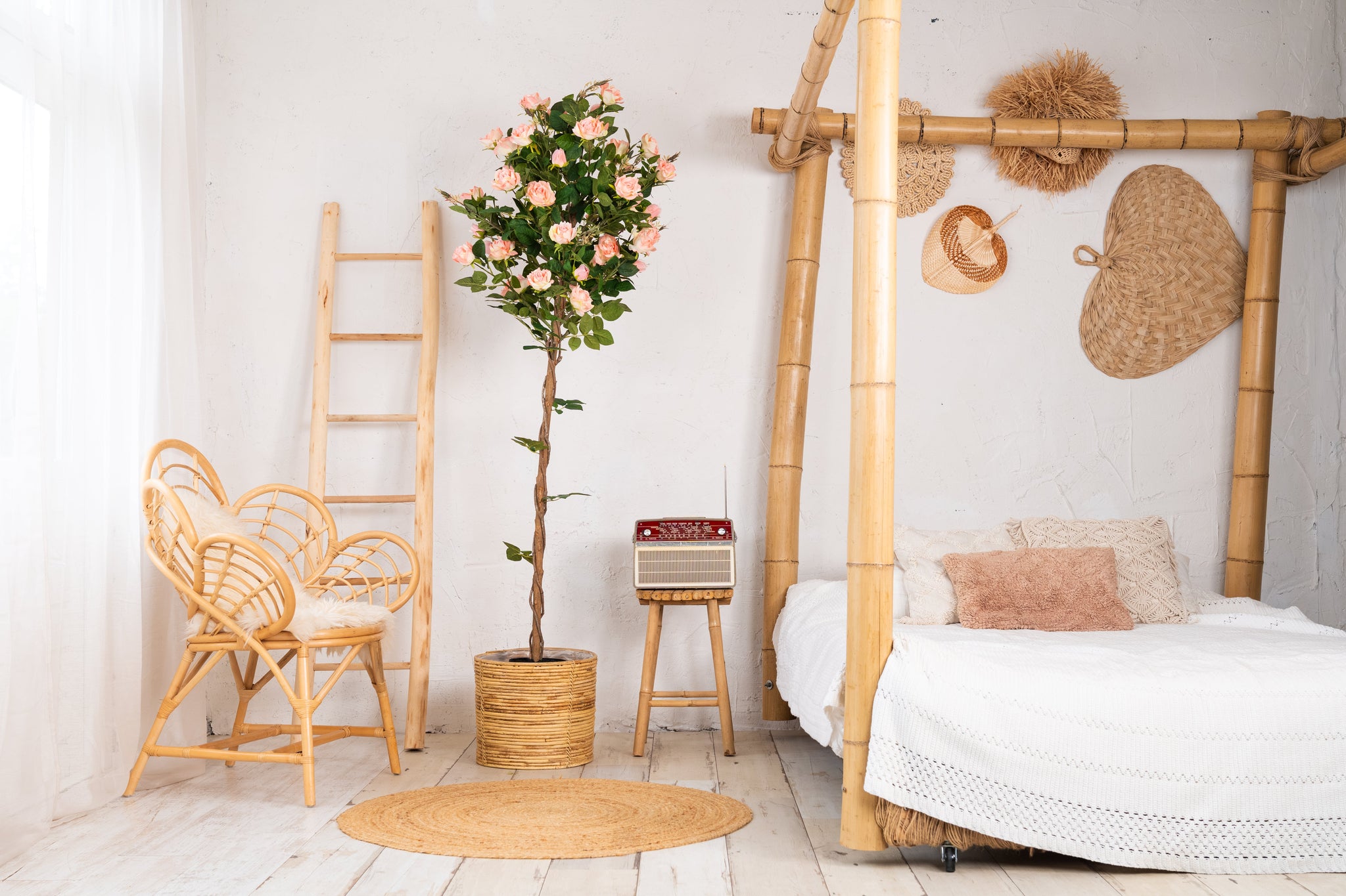 Kunstplant Rozenboom 180cm