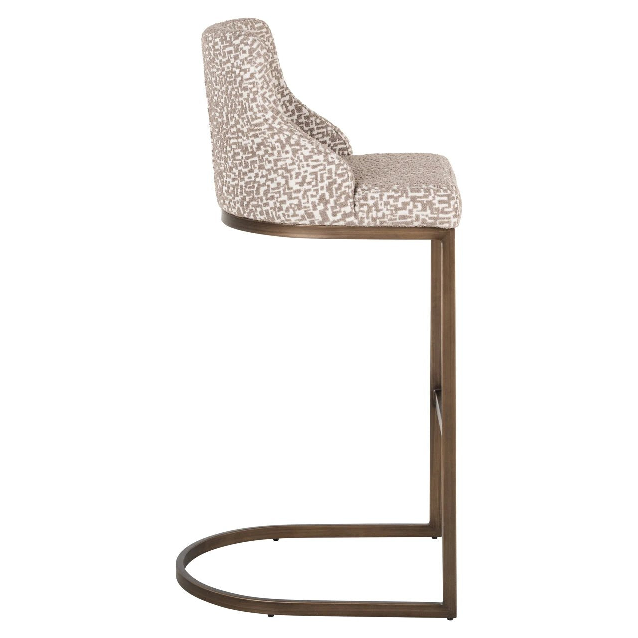 Barstoel Bolton natural geo (Set van 2) by Richmond Interiors